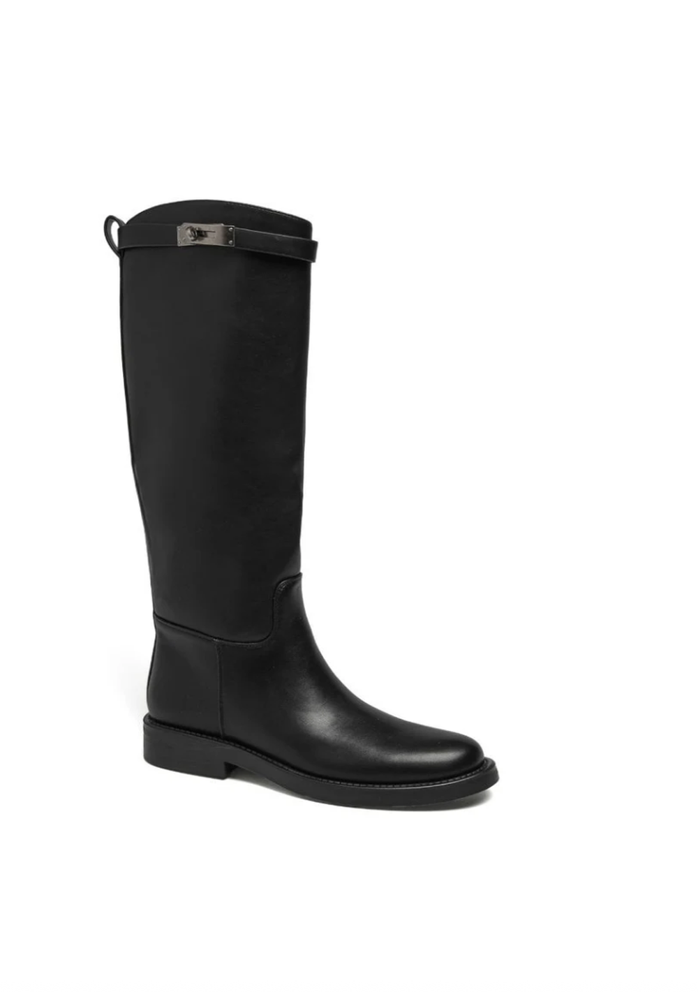 ♡ Kniehoher flacher Stiefel