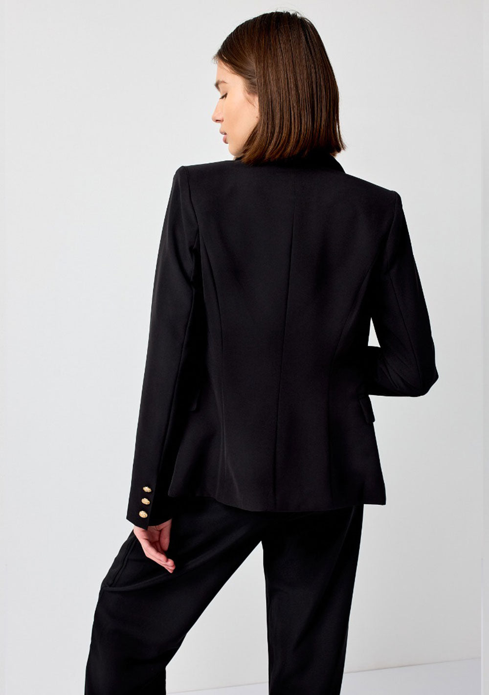 ♡ Doppelreihiger Blazer Goldknöpfe