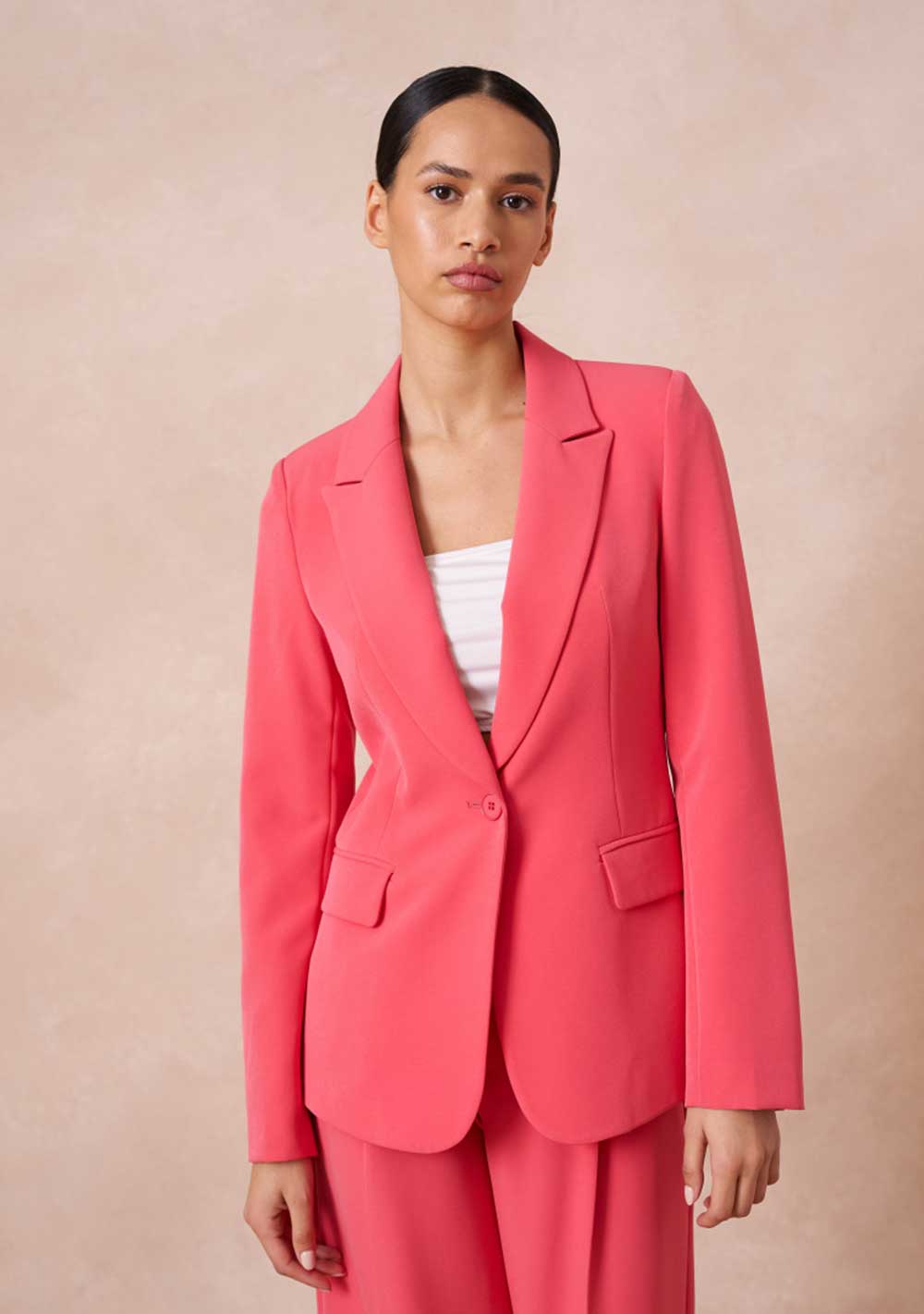♡ Taillierter Einknöpfiger Blazer