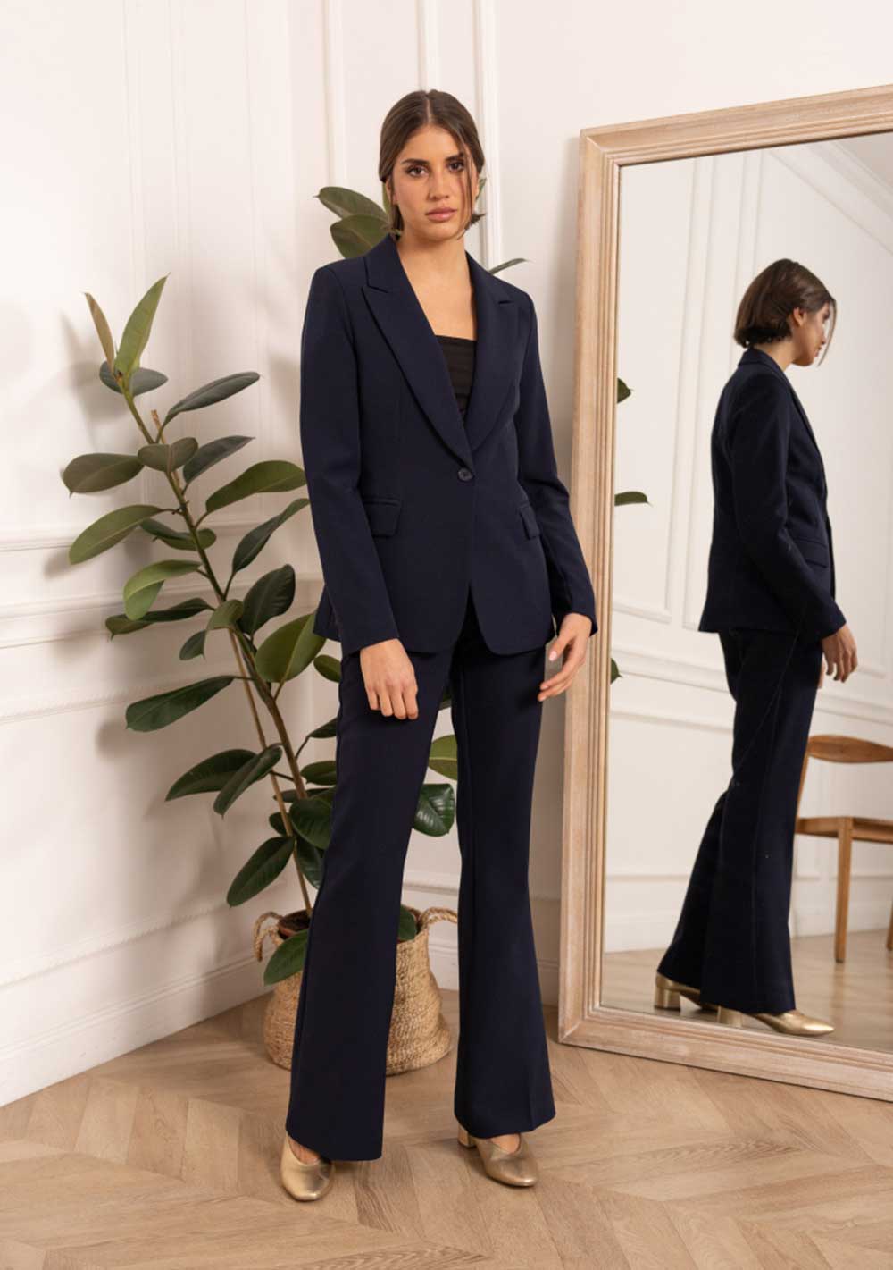 ♡ Taillierter Einknöpfiger Blazer