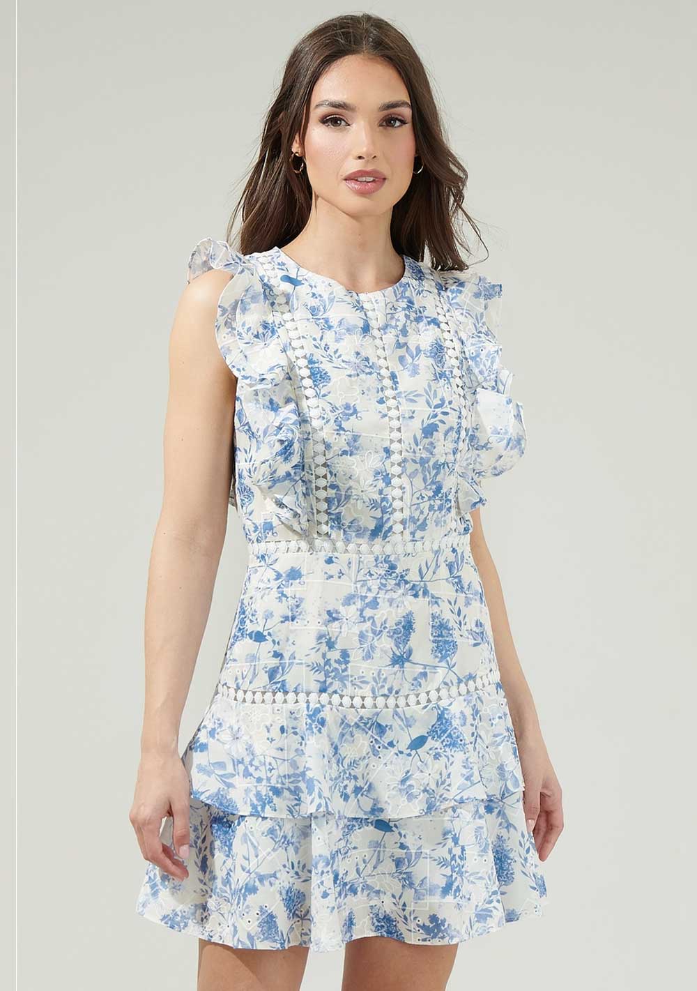 ♡ Minikleid mit Rüschen