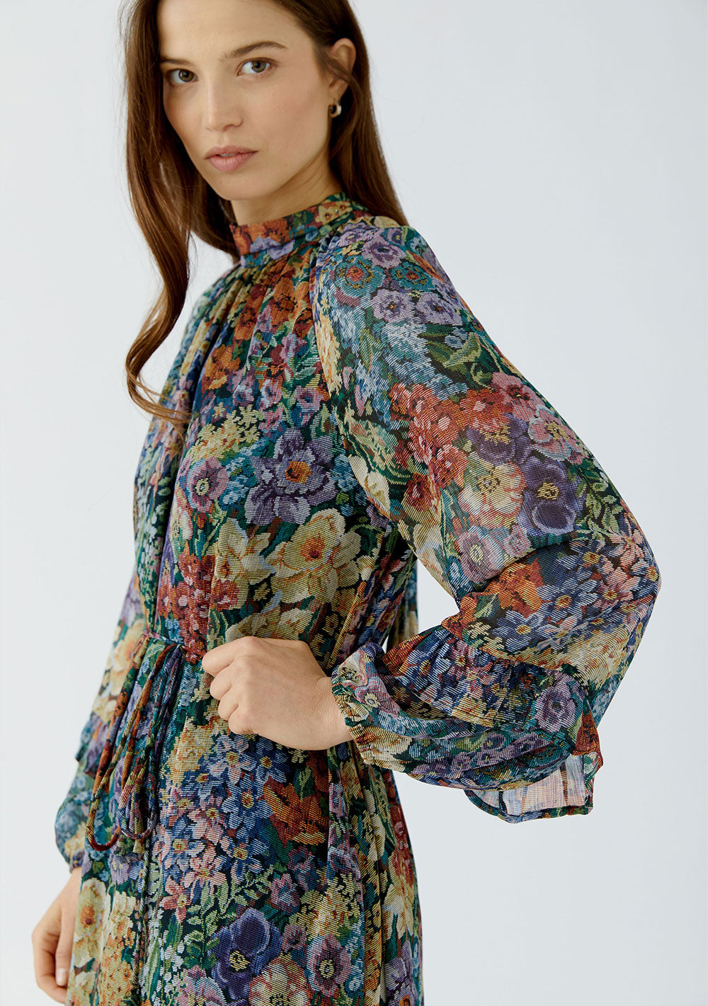 ♡ Maxikleid mit Blumenprint