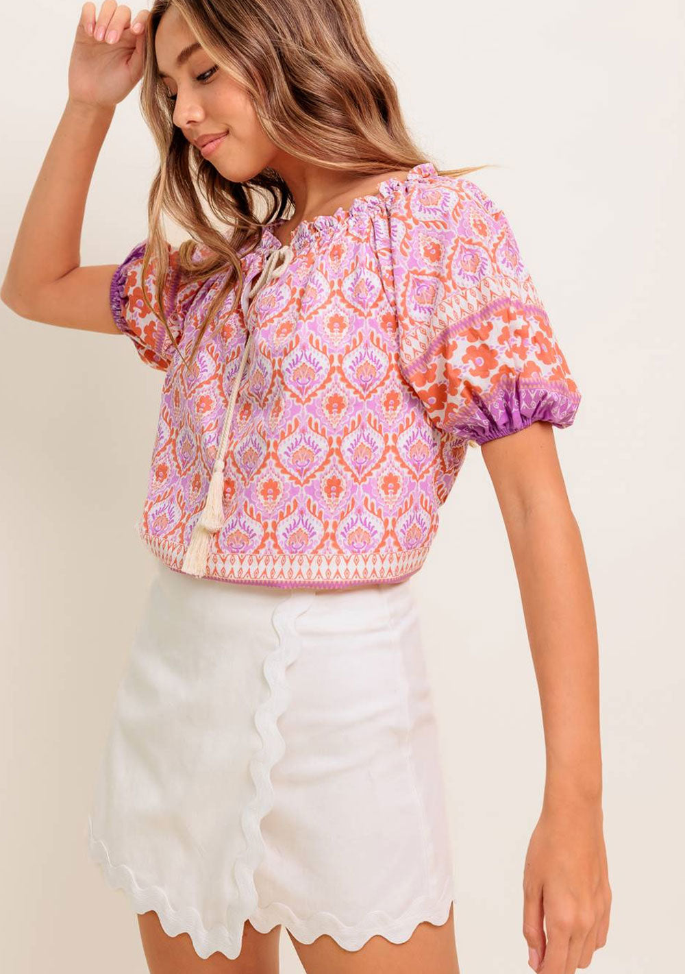 ♡ Bluse mit Kordel