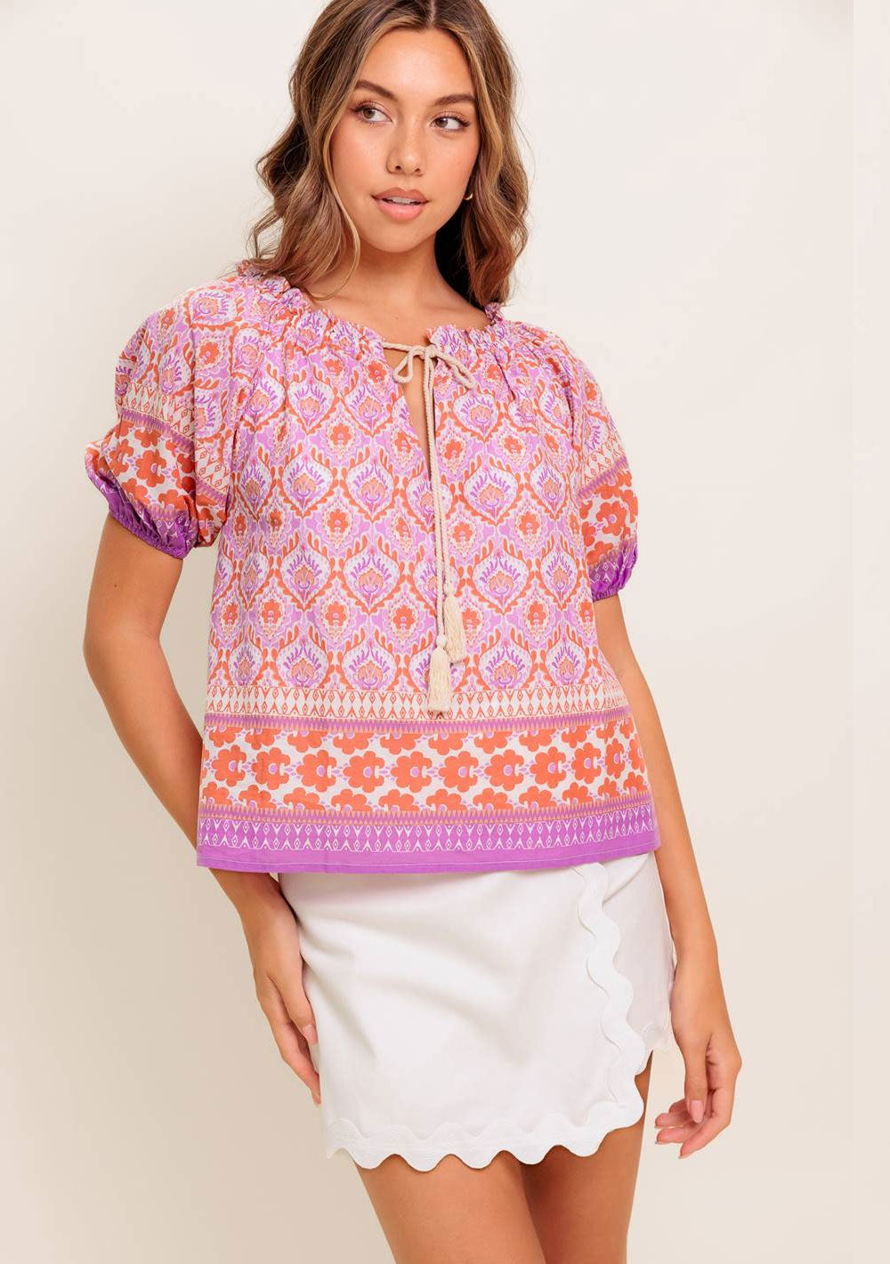 ♡ Bluse mit Kordel