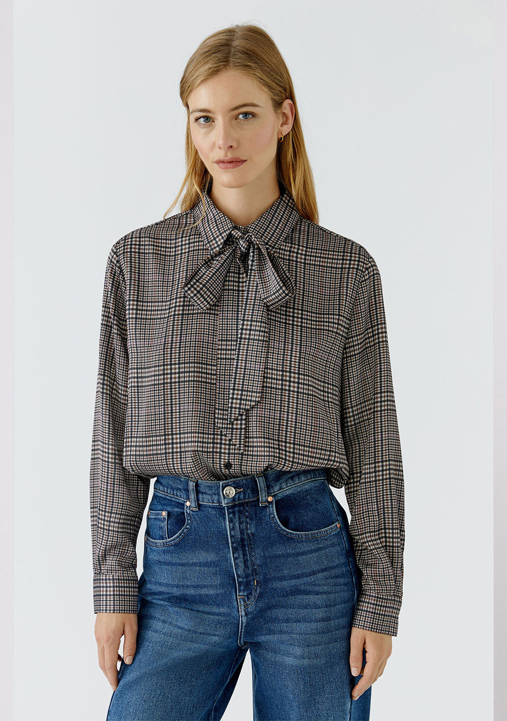 ♡ Schluppenbluse, Karo