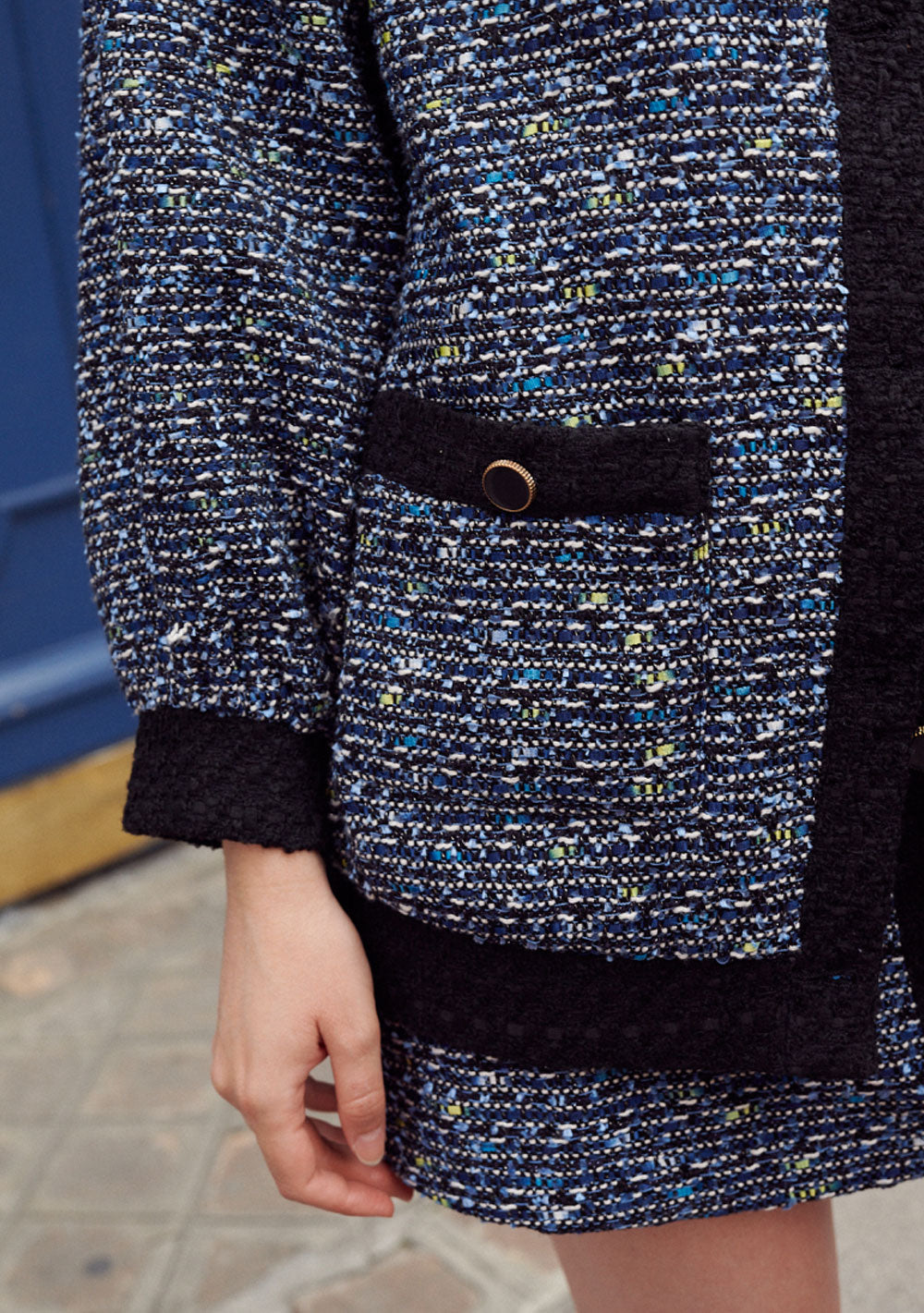 ♡ Oversized Tweed-Jacke