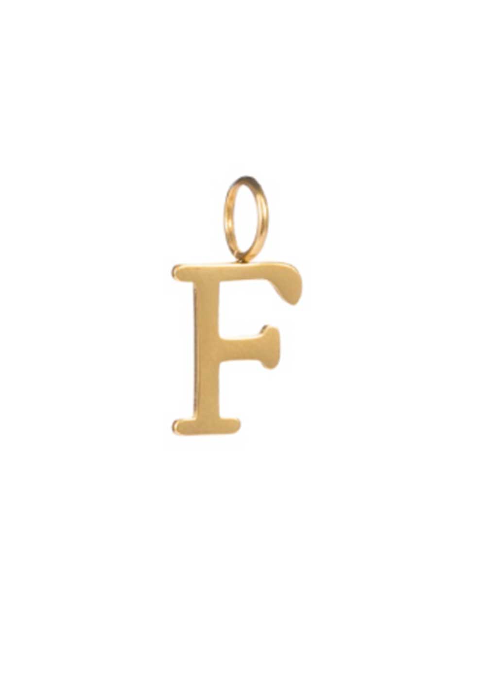 ♡ Goldfarbener Letter Charm