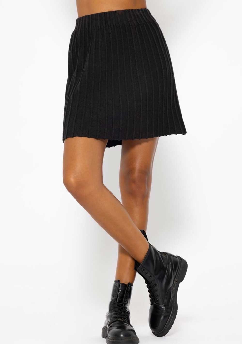 ♡ Plissierter Strickrock