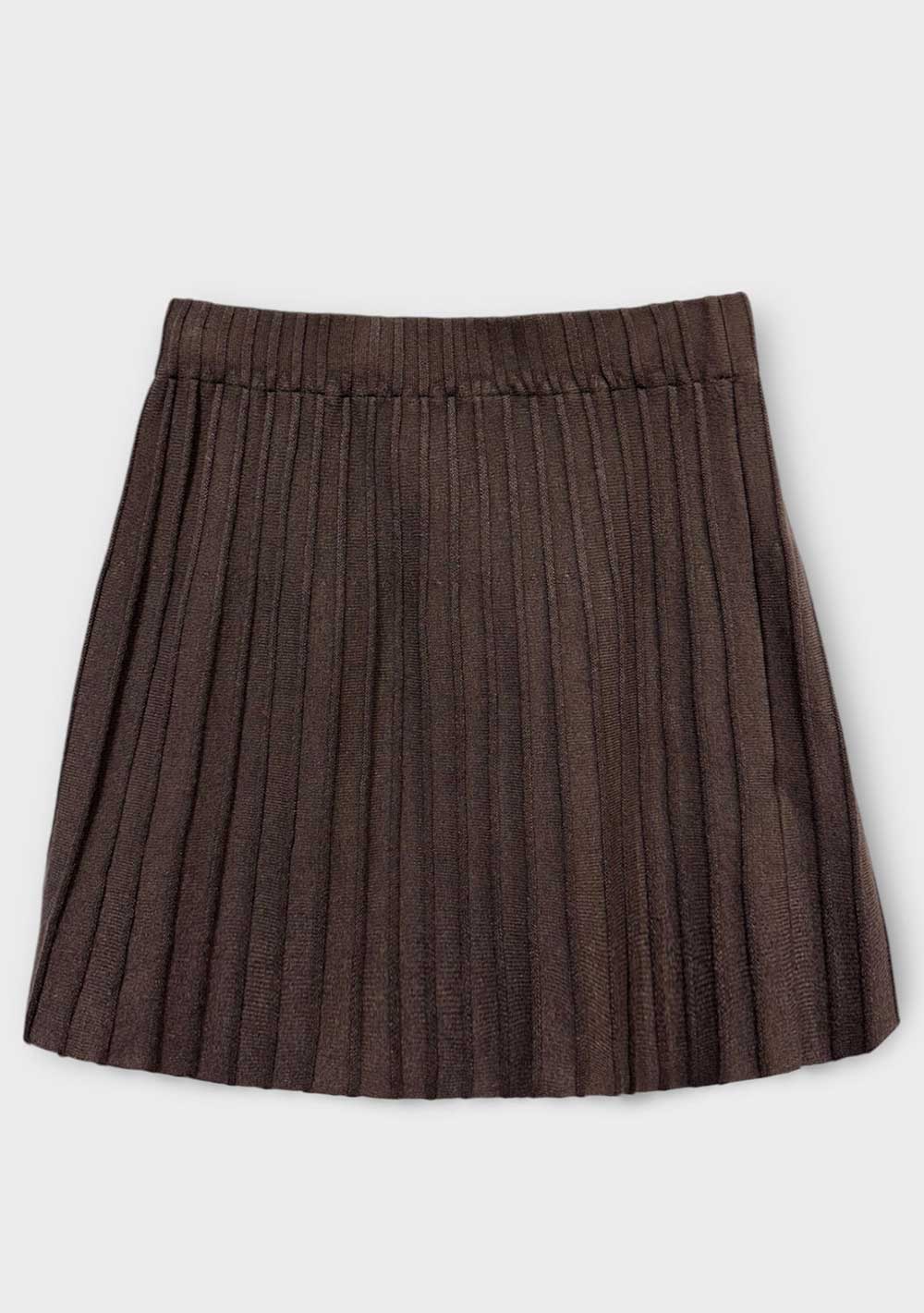 ♡ Plissierter Strickrock