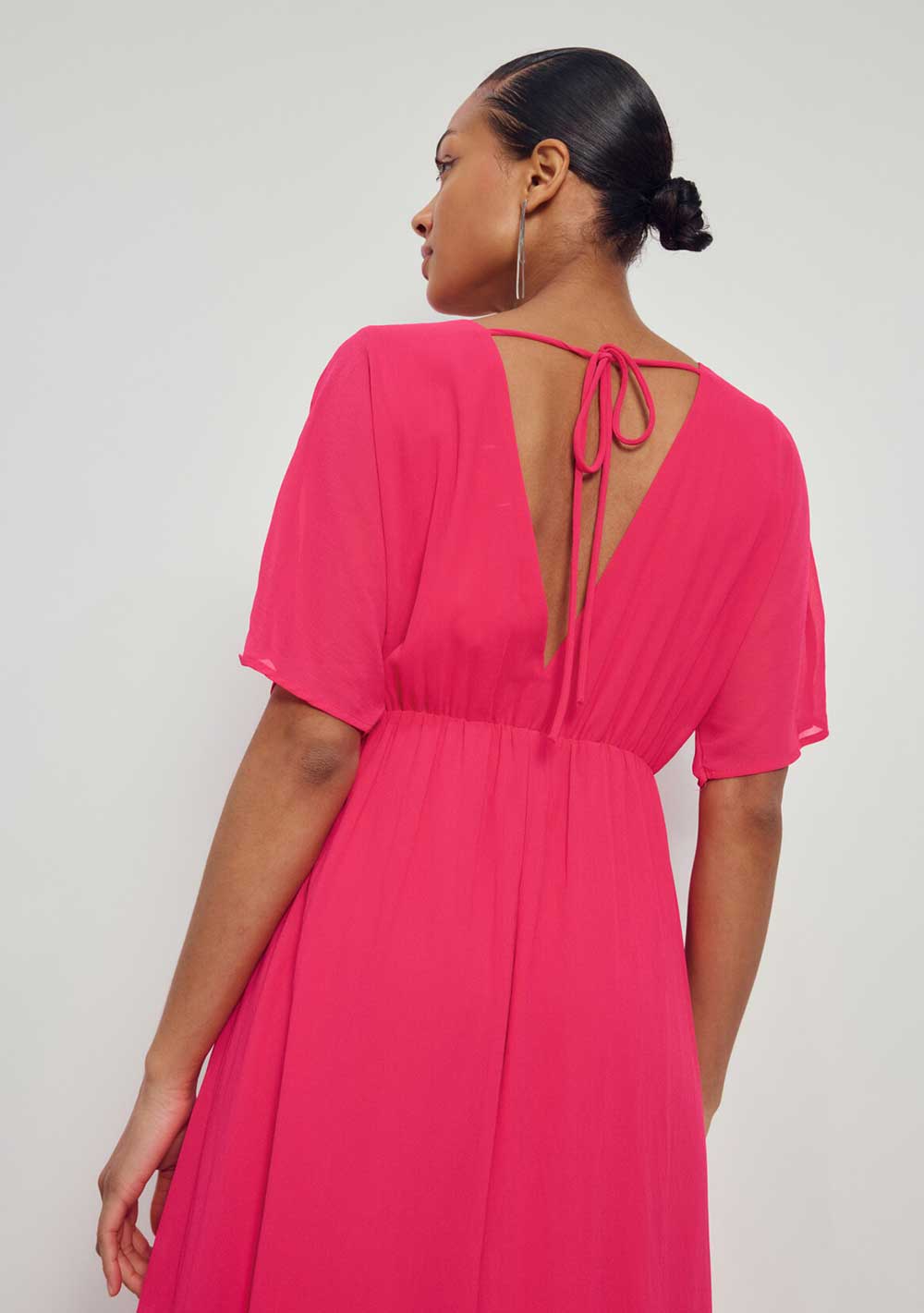 ♡ Midikleid mit Fledermausarm