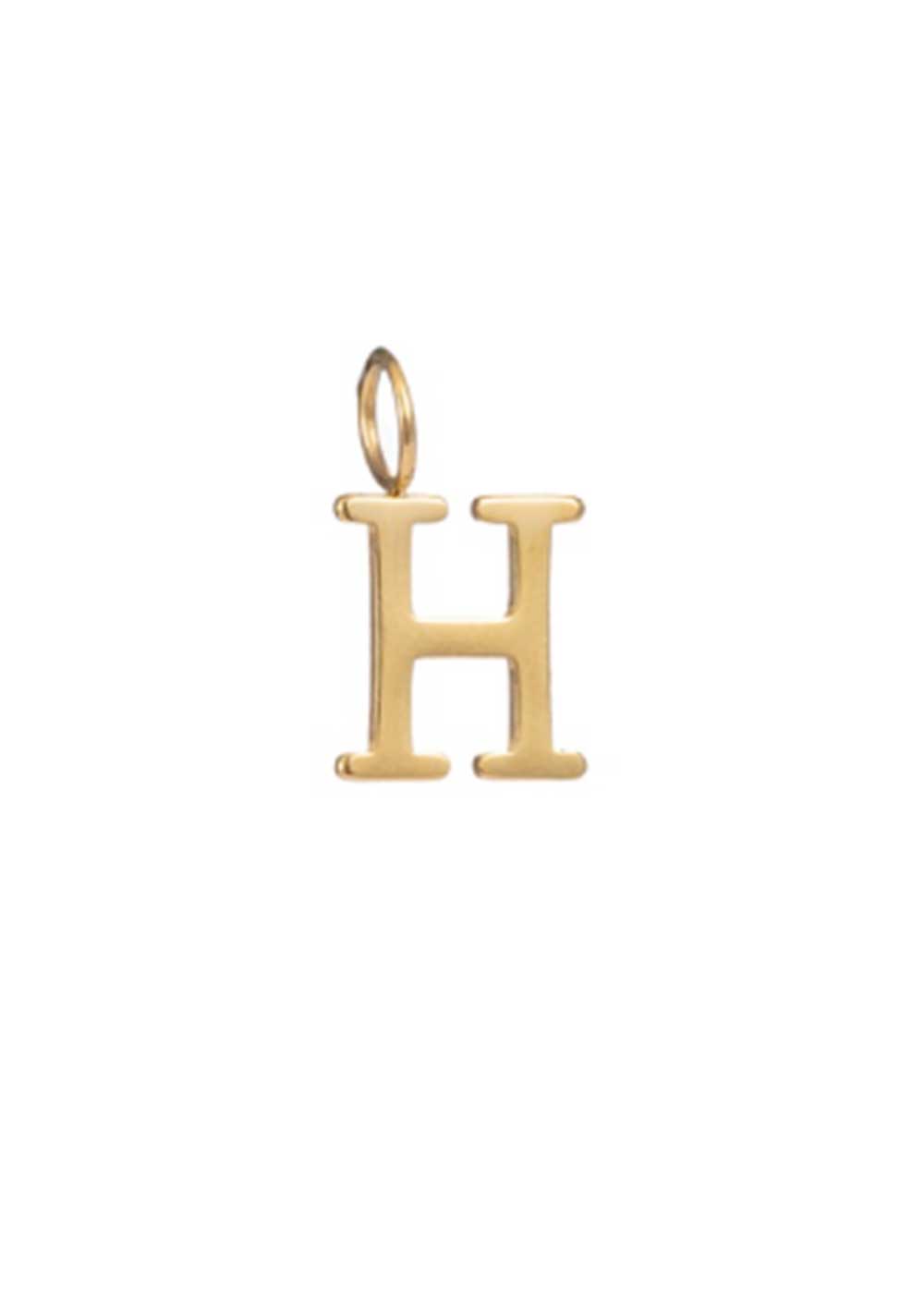 ♡ Goldfarbener Letter Charm