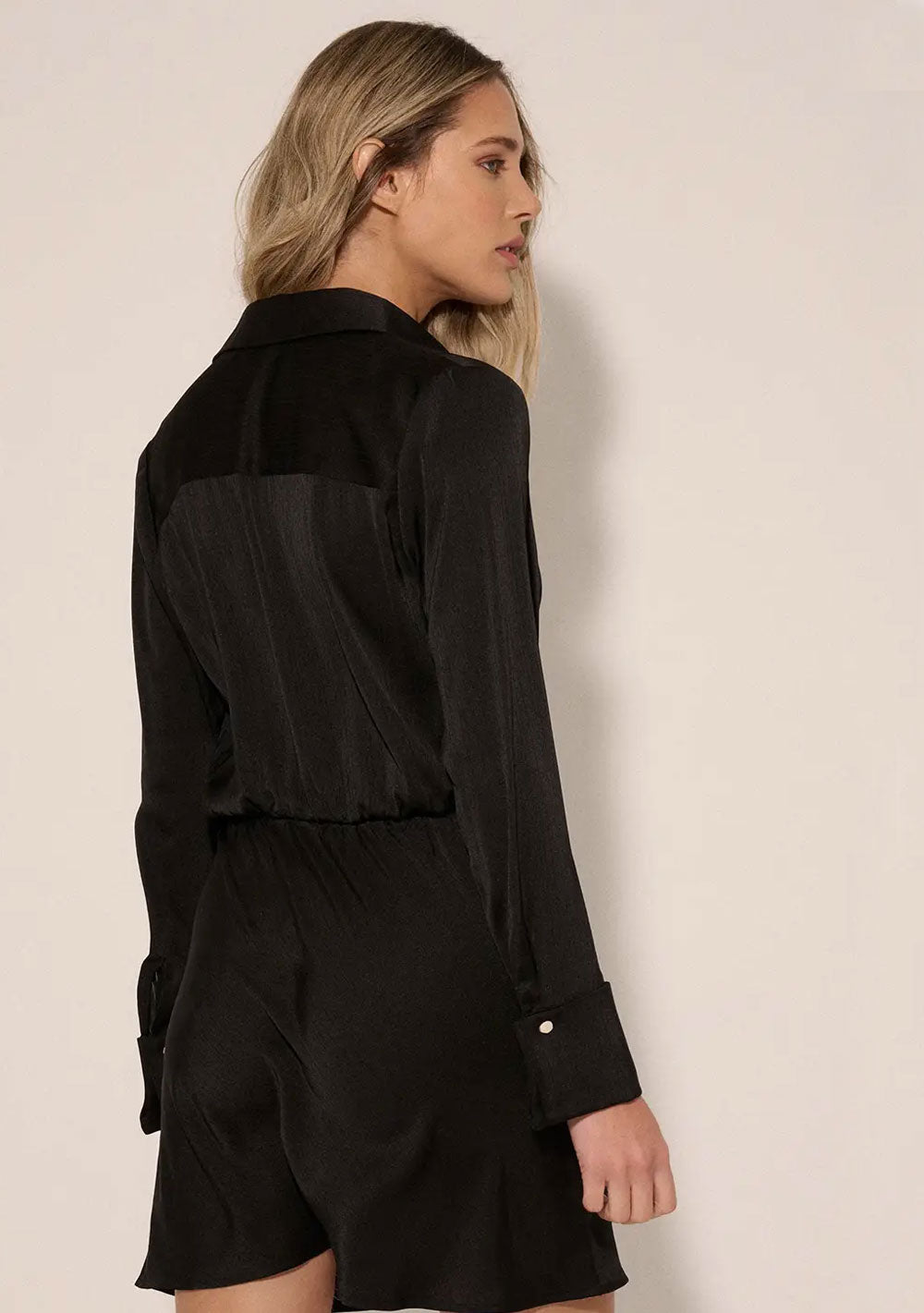 ♡ Mini-Kleid mit Hemdkragen