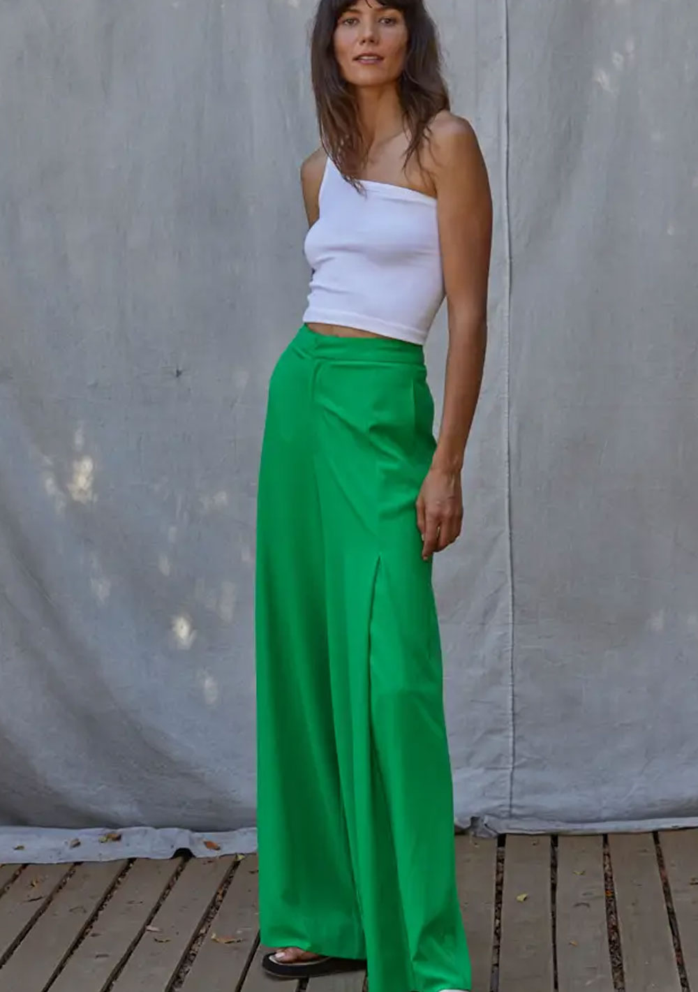 ♡ Hose mit extra weitem Bein und Kellerfalte