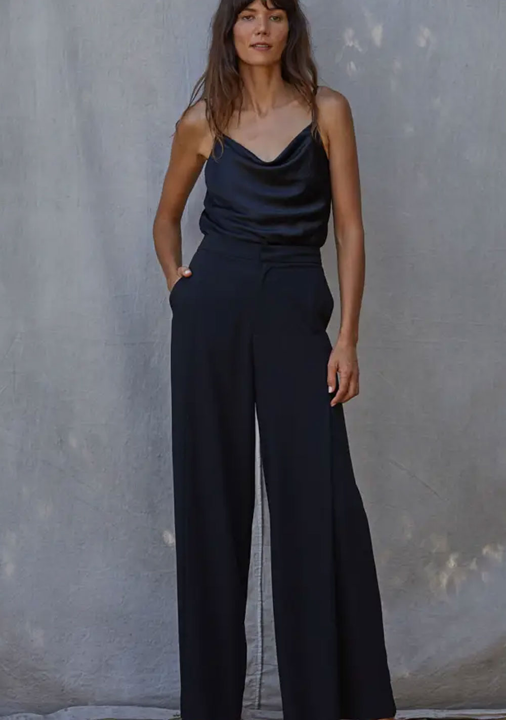 ♡ Hose mit extra weitem Bein und Kellerfalte