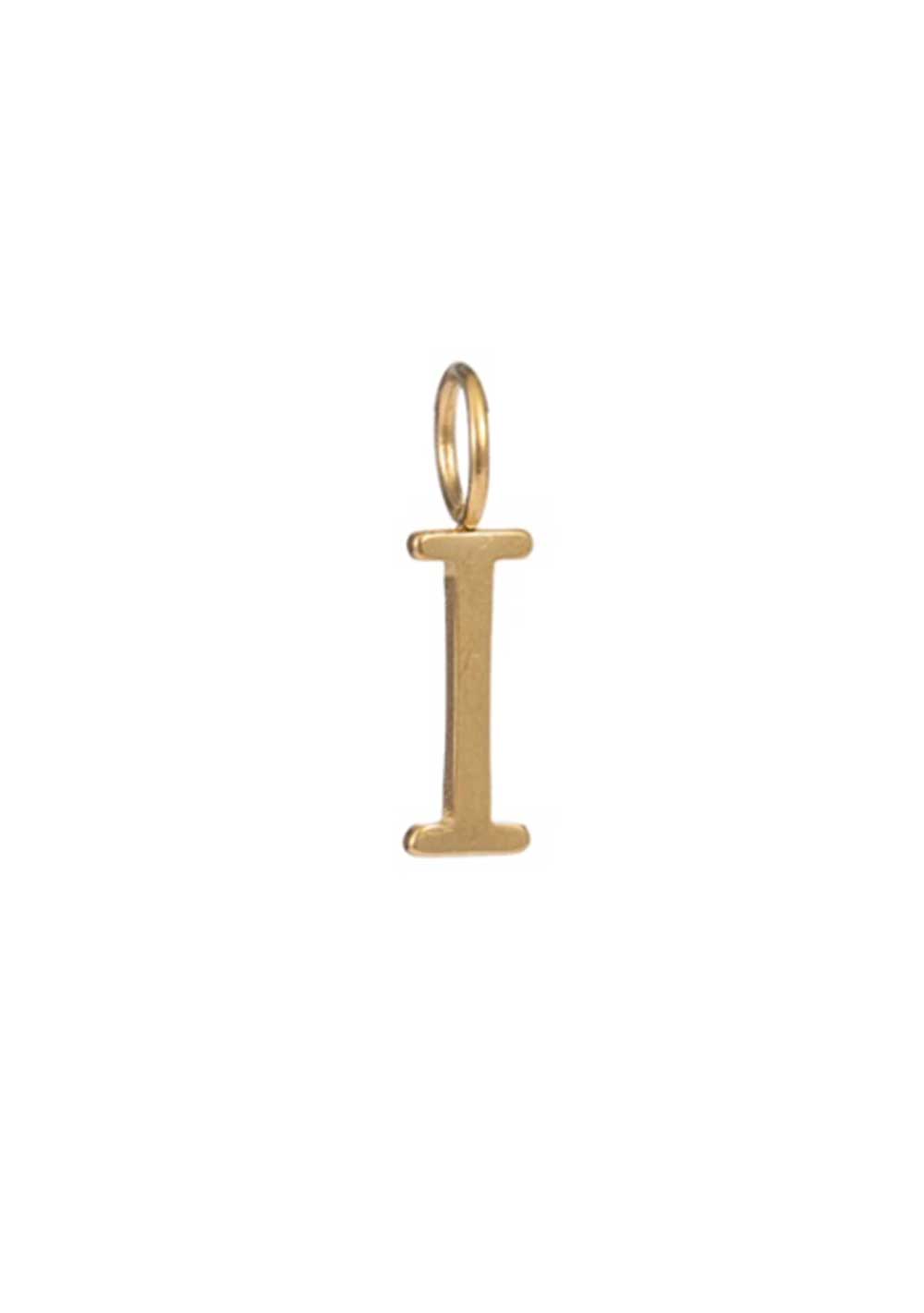 ♡ Goldfarbener Letter Charm