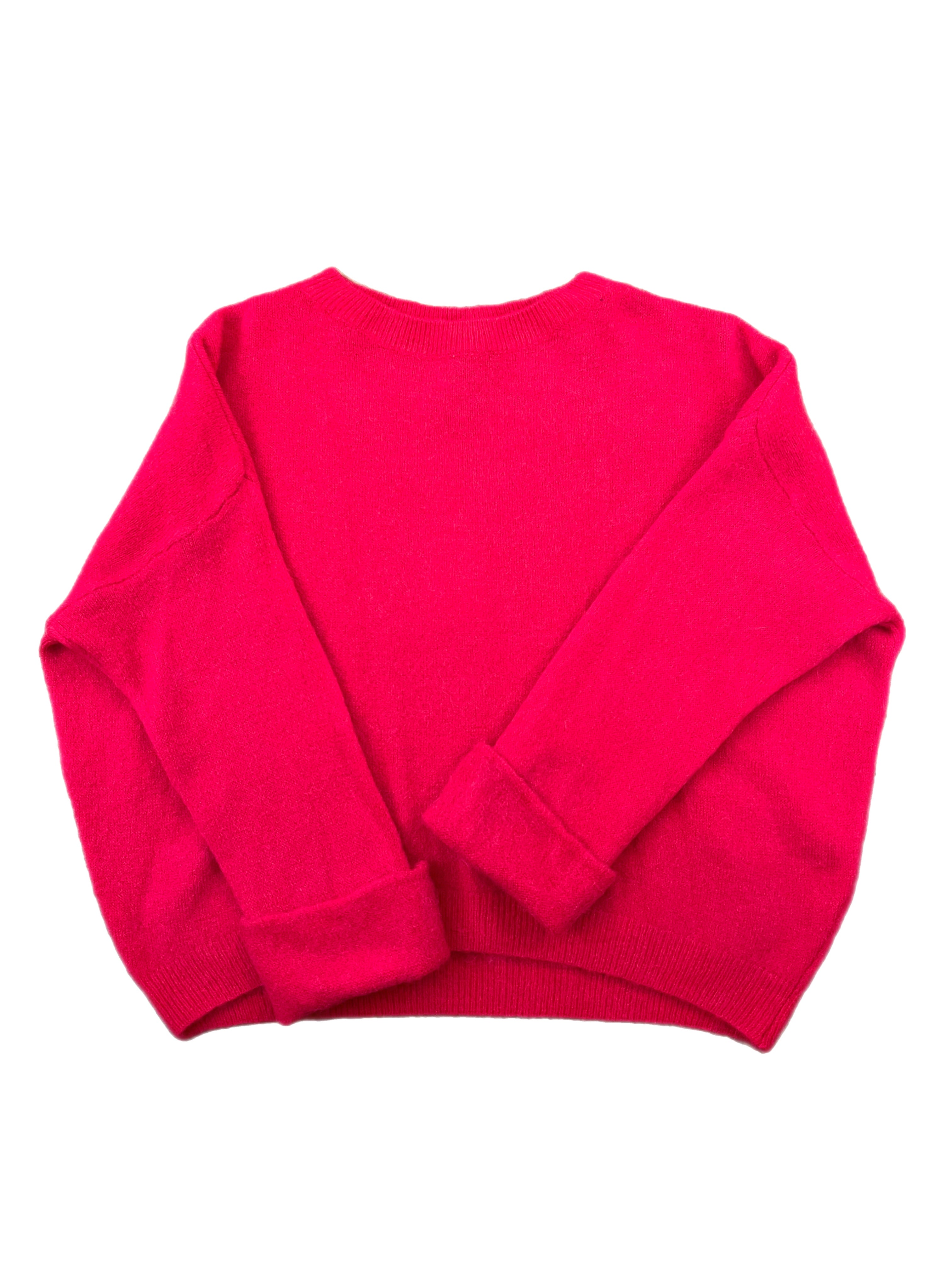 ♡ Strickpullover mit Krempelarm