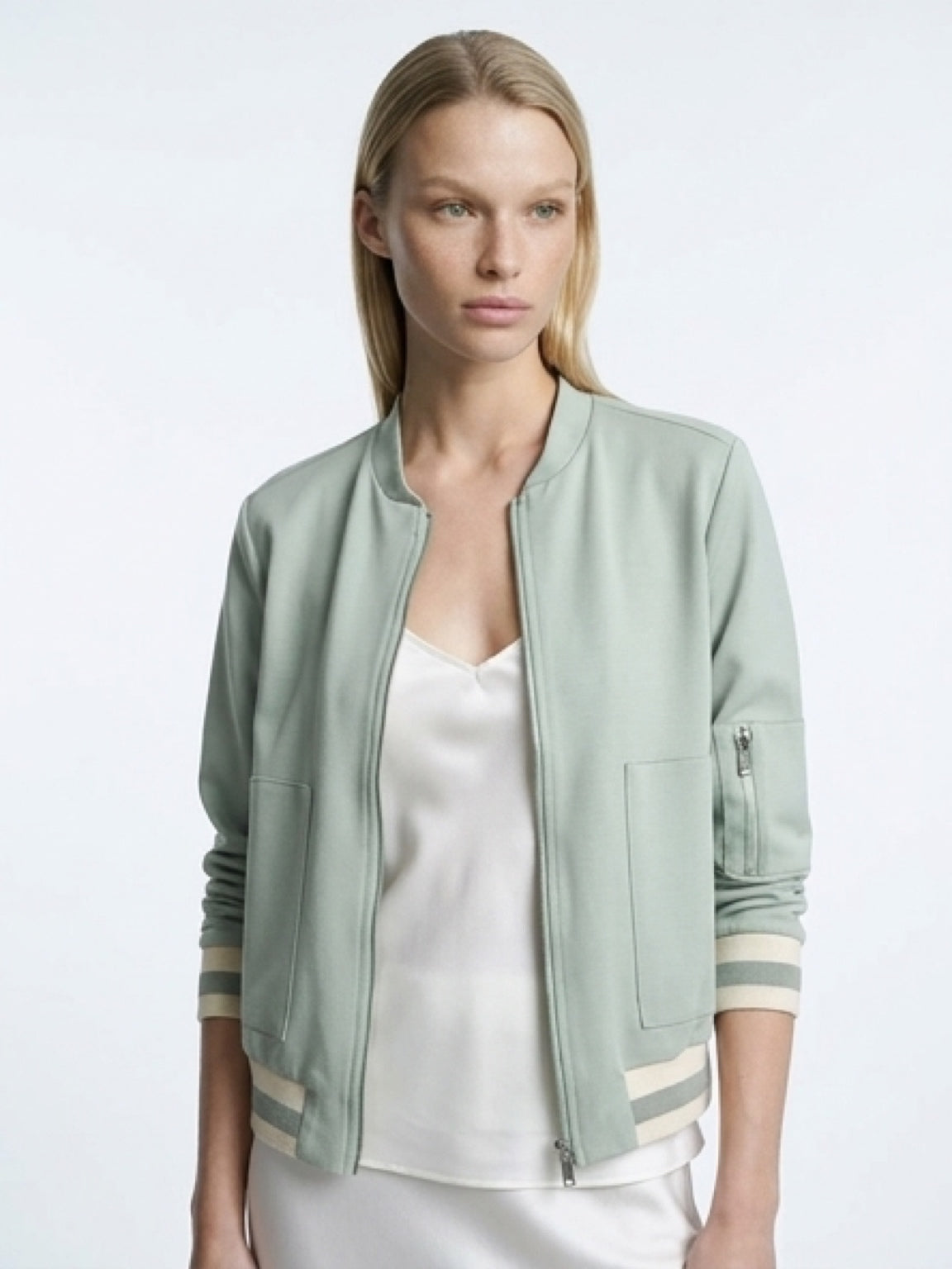♡ Stretch Blouson mit Streifen