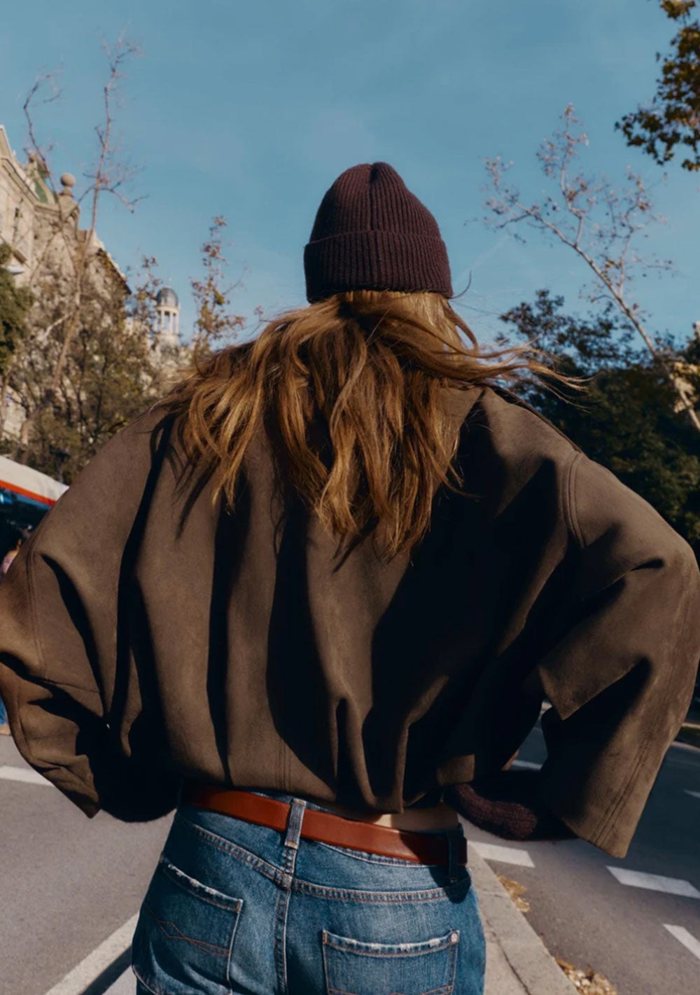 ♡ Jacke in Wildlederoptik