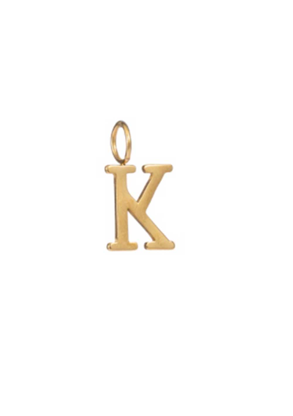 ♡ Goldfarbener Letter Charm