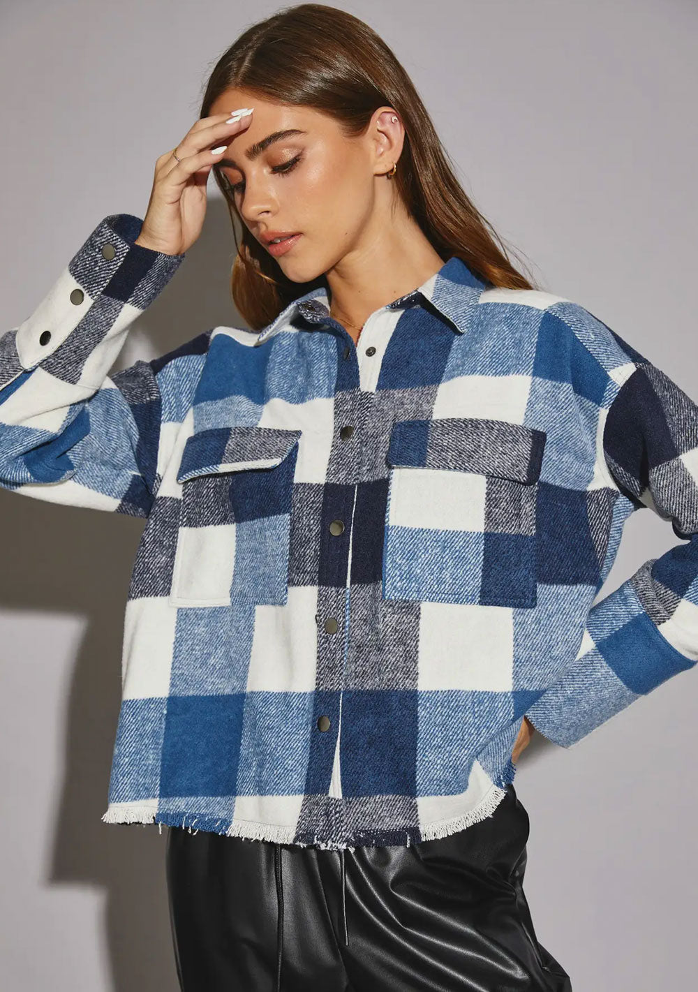 ♡ Karierte Hemdjacke
