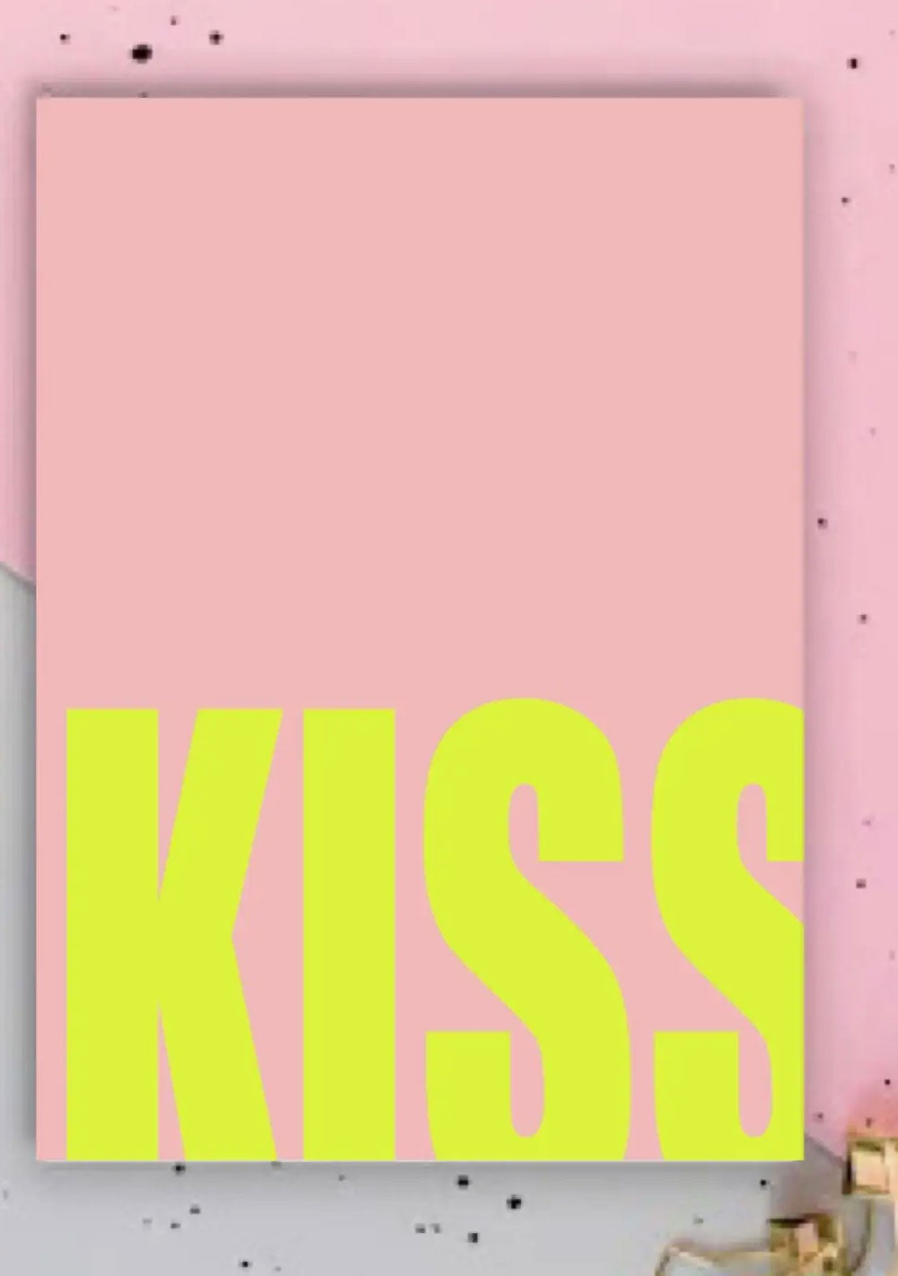 ♡ Postkarte "Kiss"