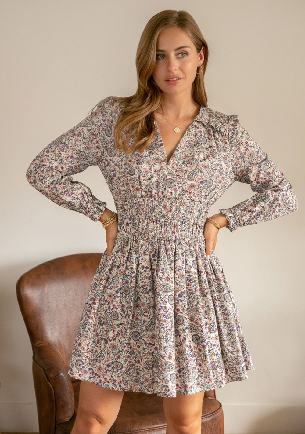 ♡ Minikleid mit Paisleyprint