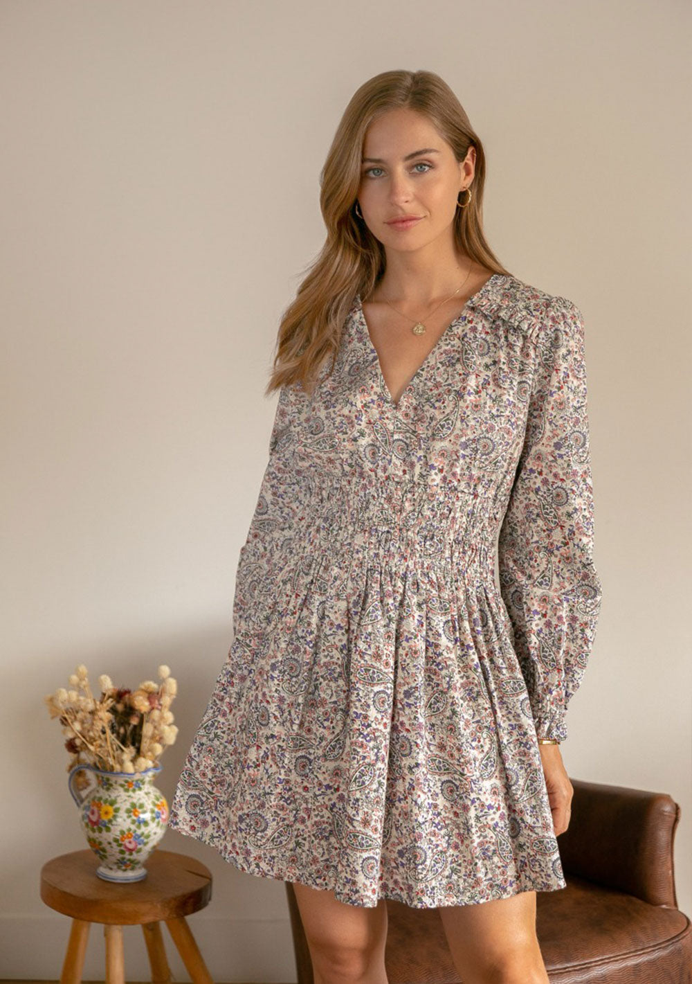 ♡ Minikleid mit Paisleyprint