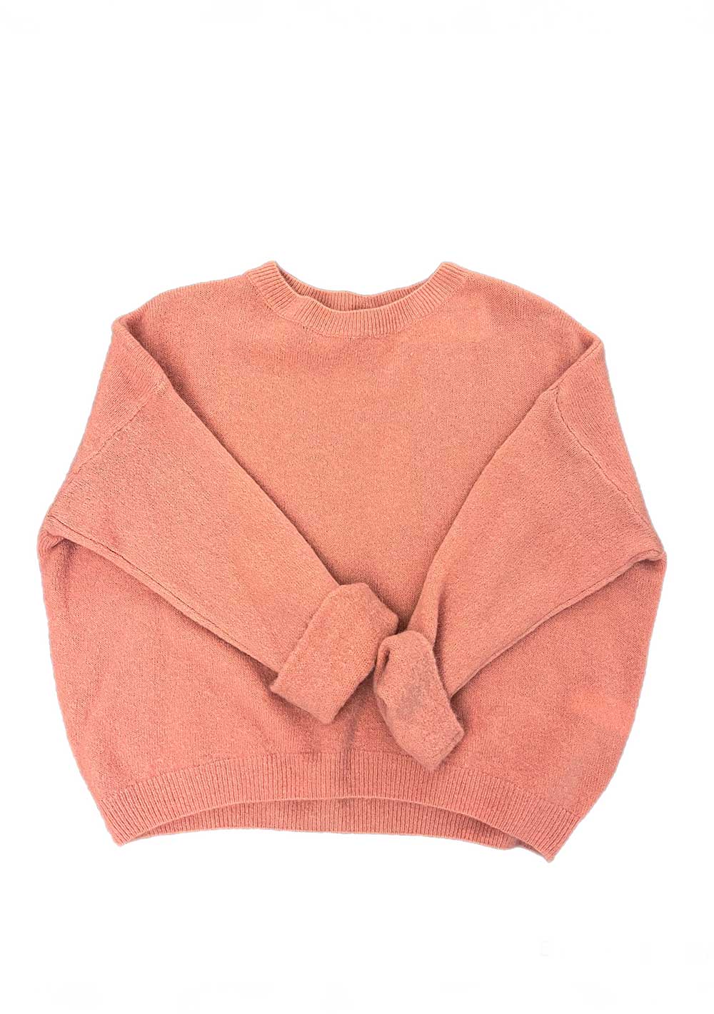♡ Strickpullover mit Krempelarm