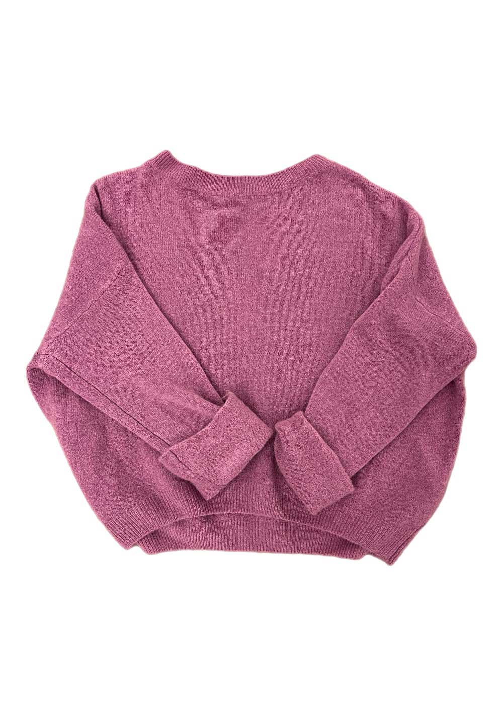 ♡ Strickpullover mit Krempelarm