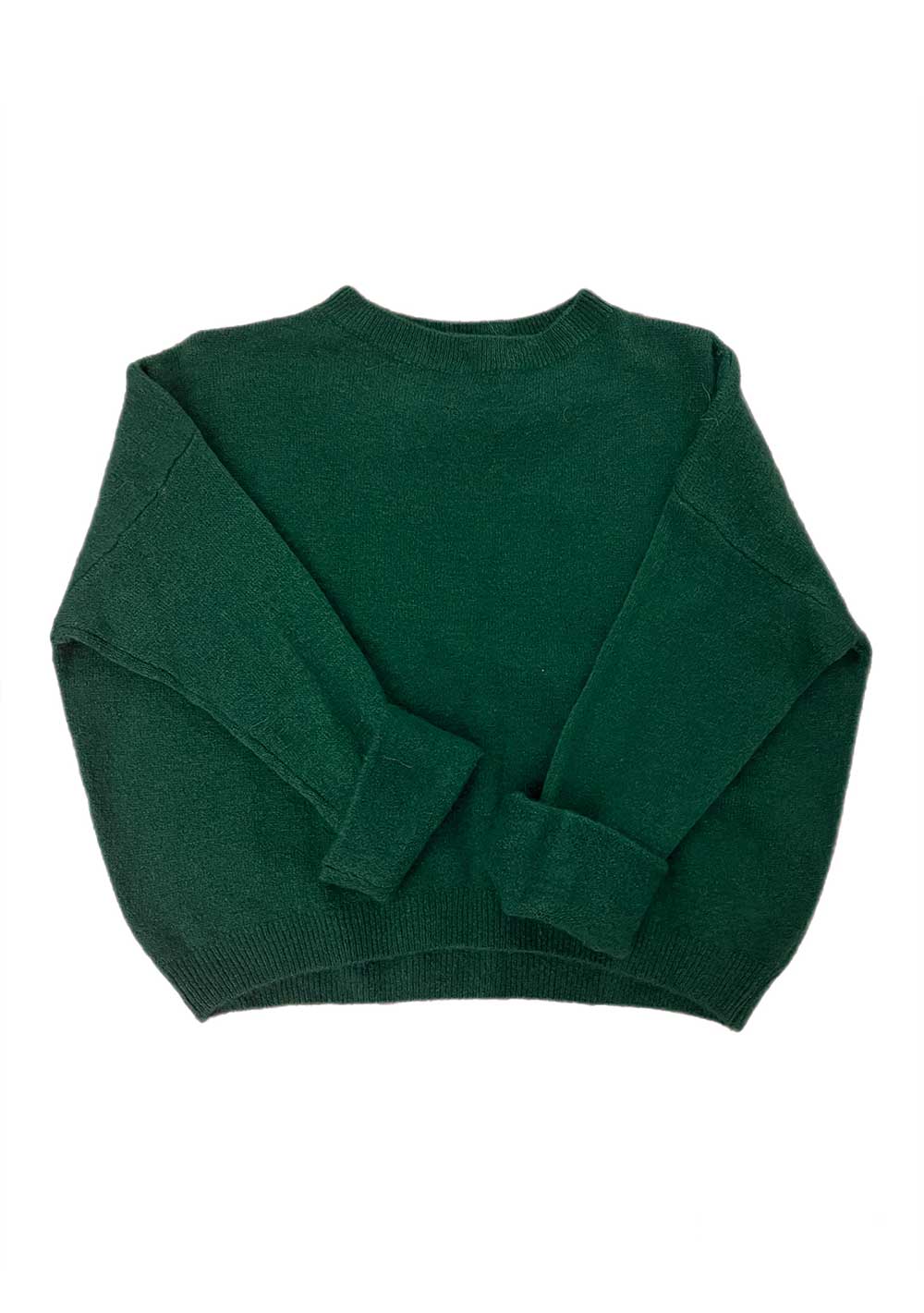 ♡ Strickpullover mit Krempelarm