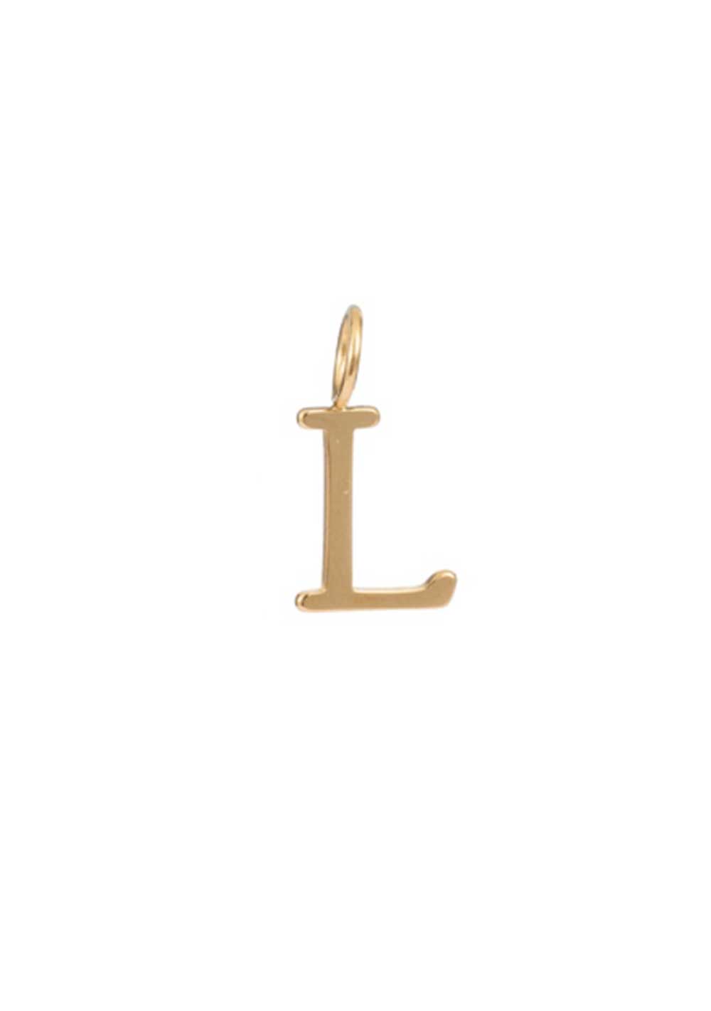 ♡ Goldfarbener Letter Charm