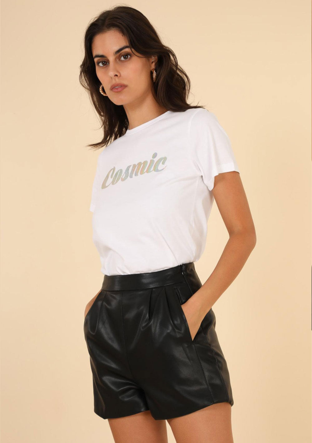 ♡ Shorts in Lederoptik