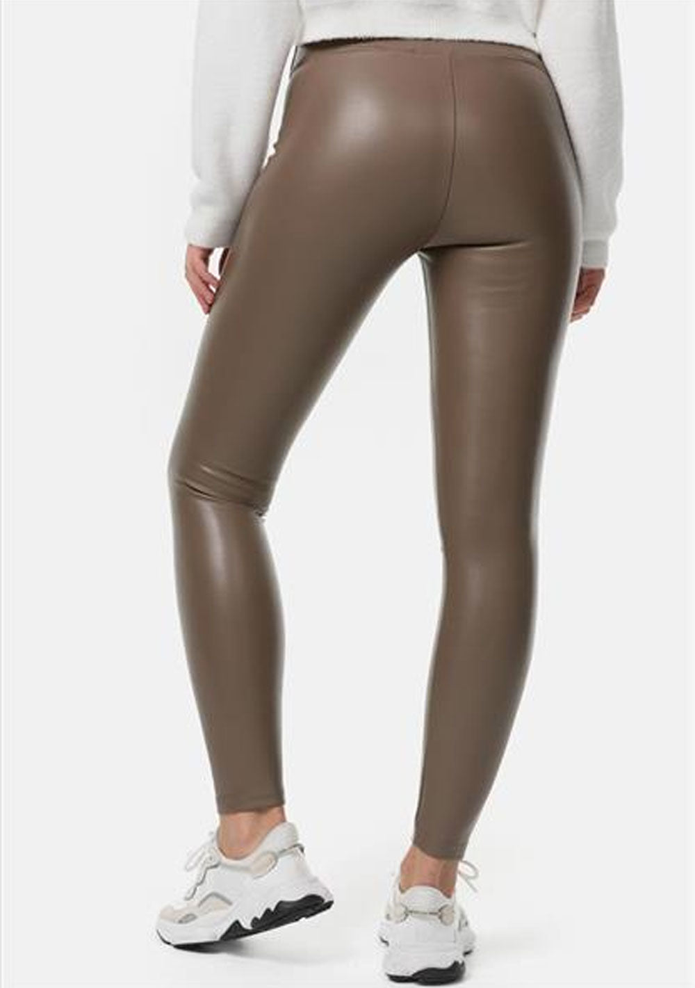 ♡ Warme Leder-Effekt Leggings