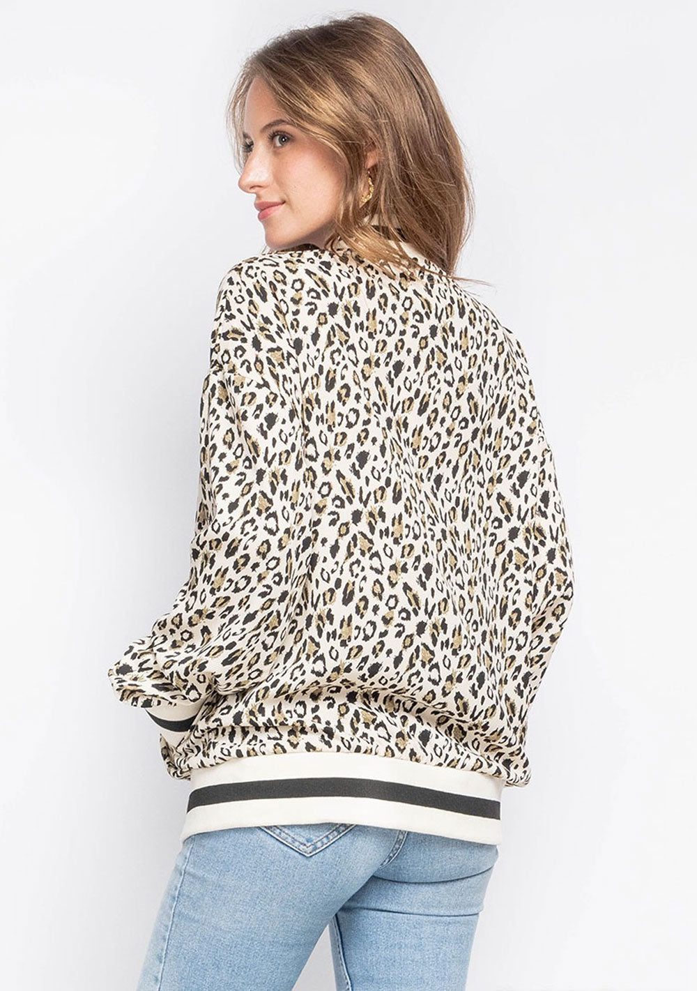 ♡ Blouson mit Leoprint