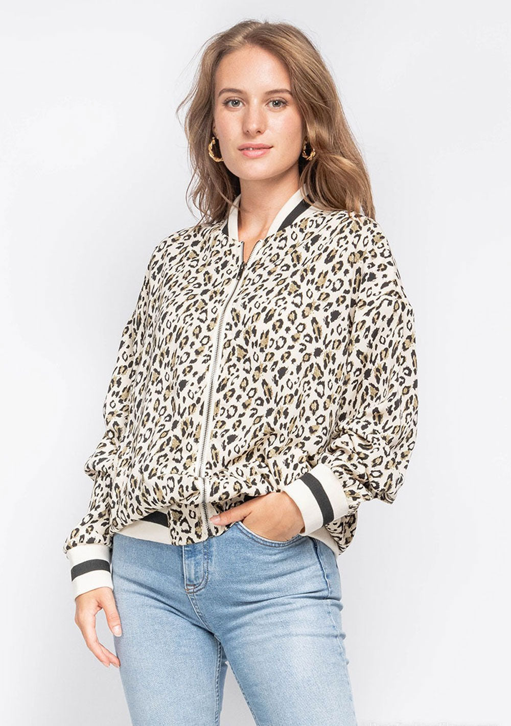 ♡ Blouson mit Leoprint