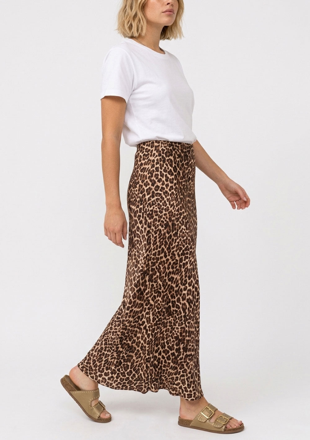 ♡ Leoparden-Rock, Viskose