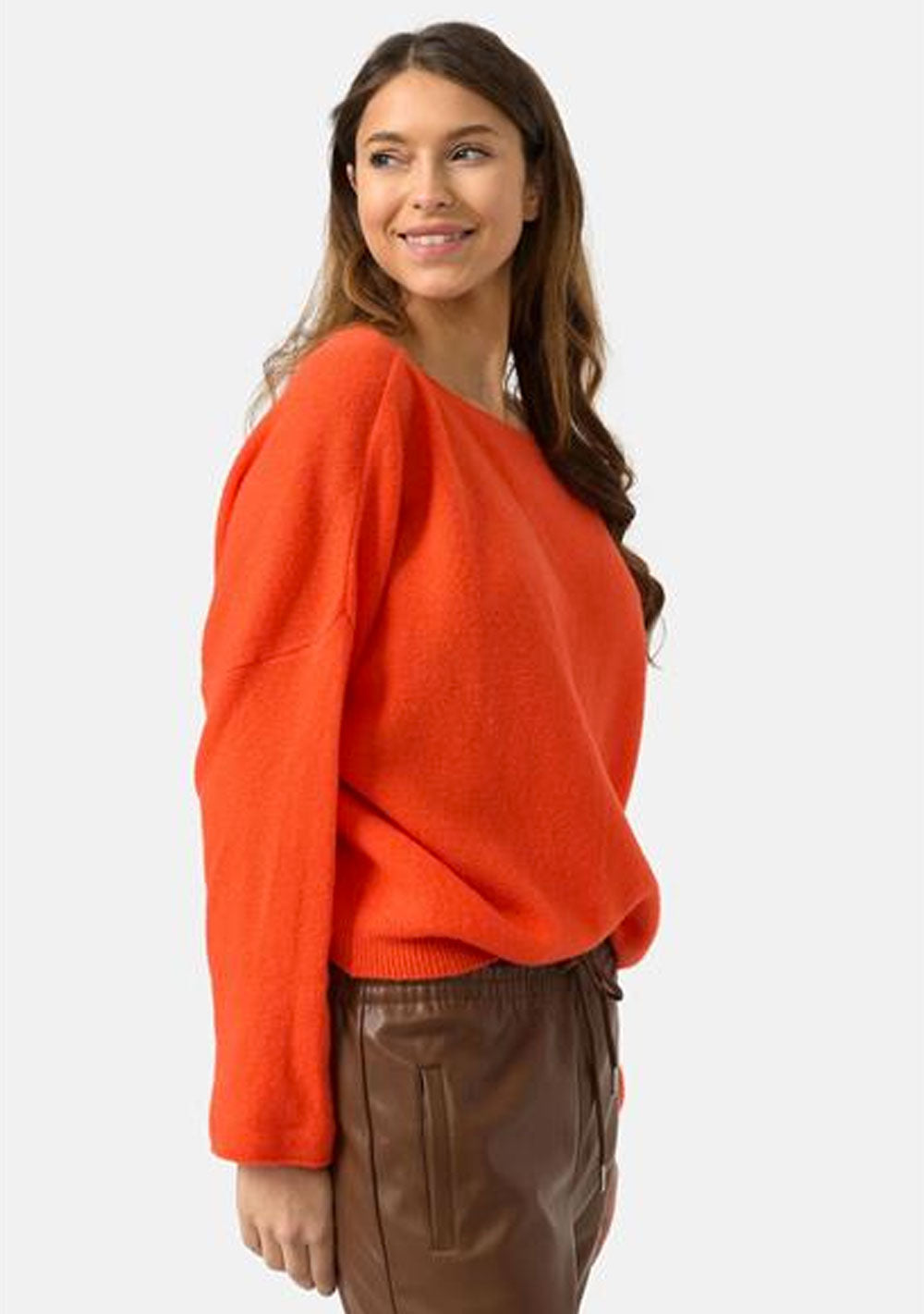 ♡ Strickpullover mit Krempelarm