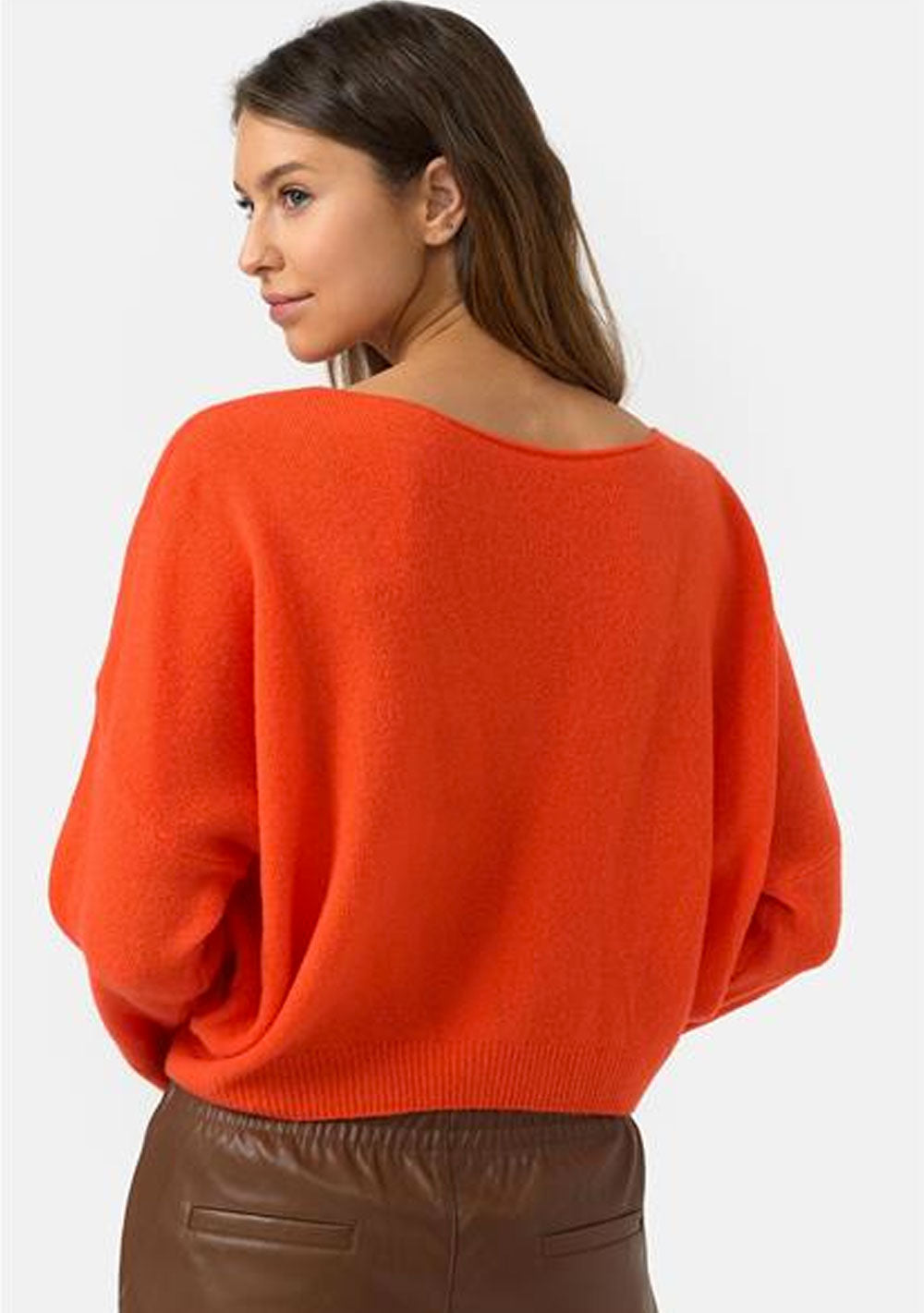 ♡ Strickpullover mit Krempelarm