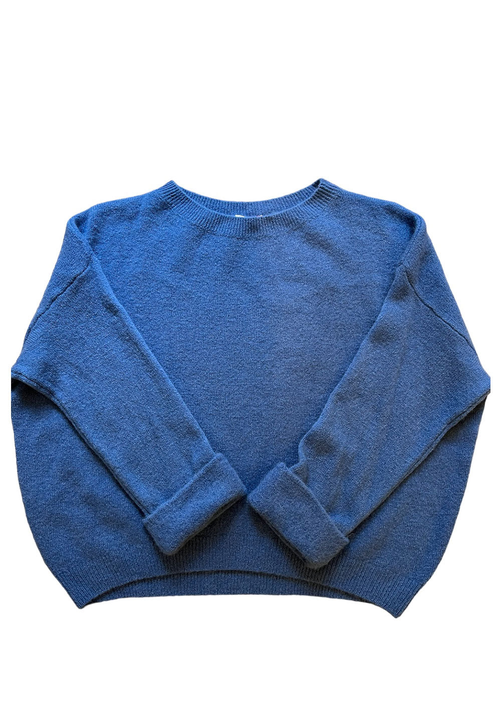 ♡ Strickpullover mit Krempelarm