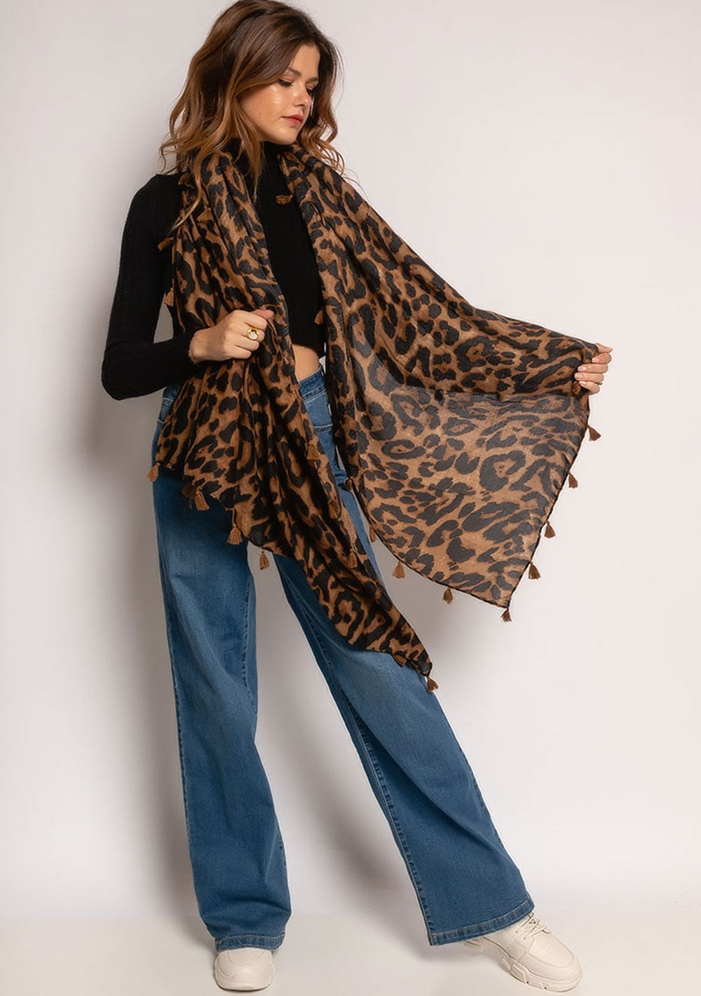 ♡ Leoparden Schal