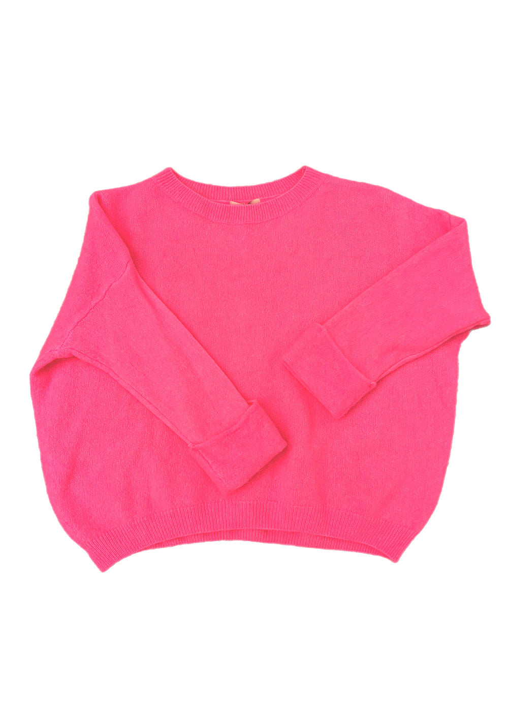 ♡ Strickpullover mit Krempelarm