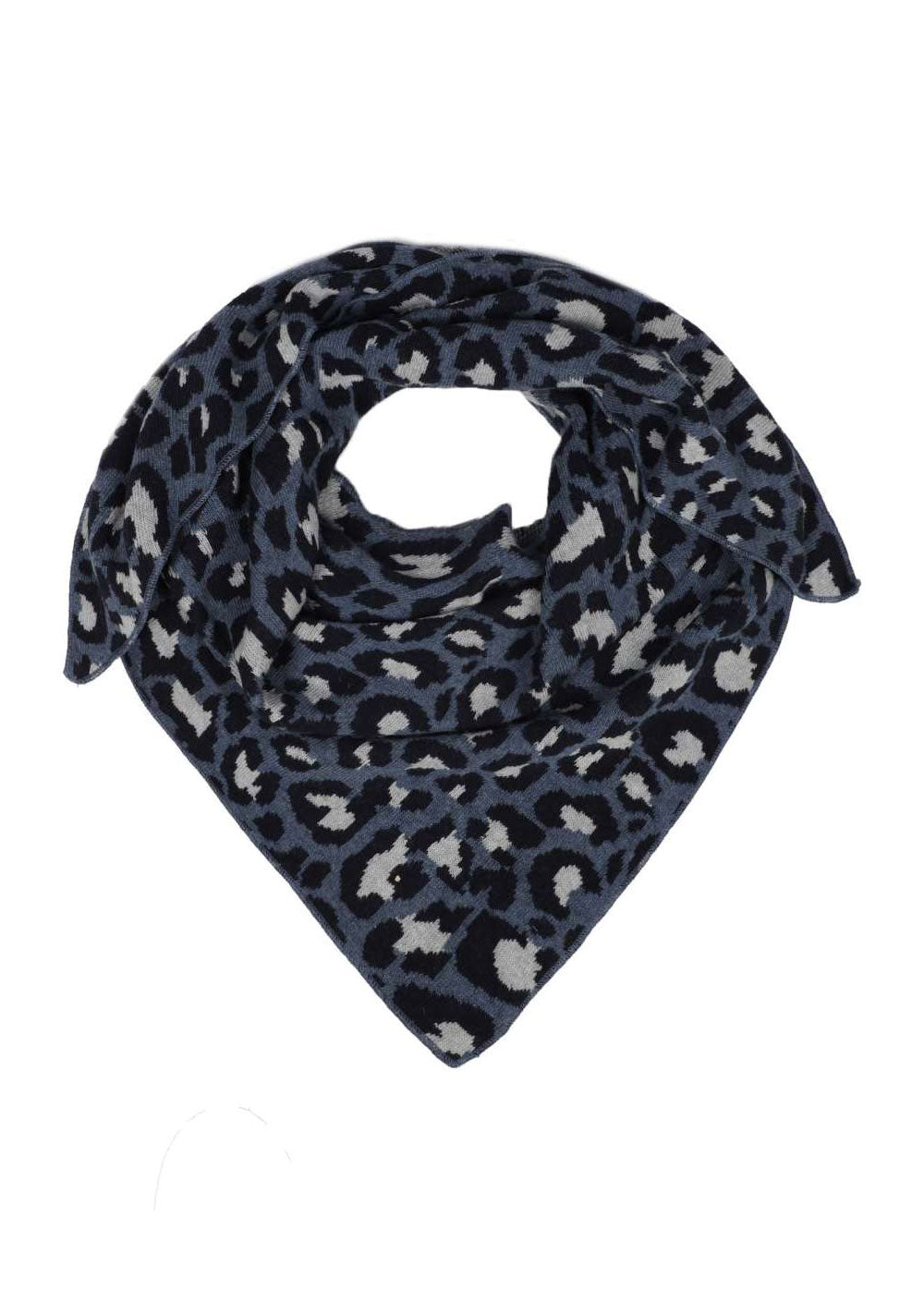 ♡ Dreieckstuch, Kaschmirmix, Leopardenprint