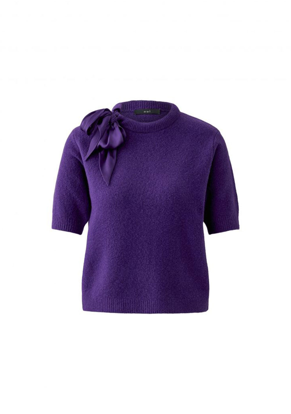 ♡ Kurzarm-Pullover mit Schleife