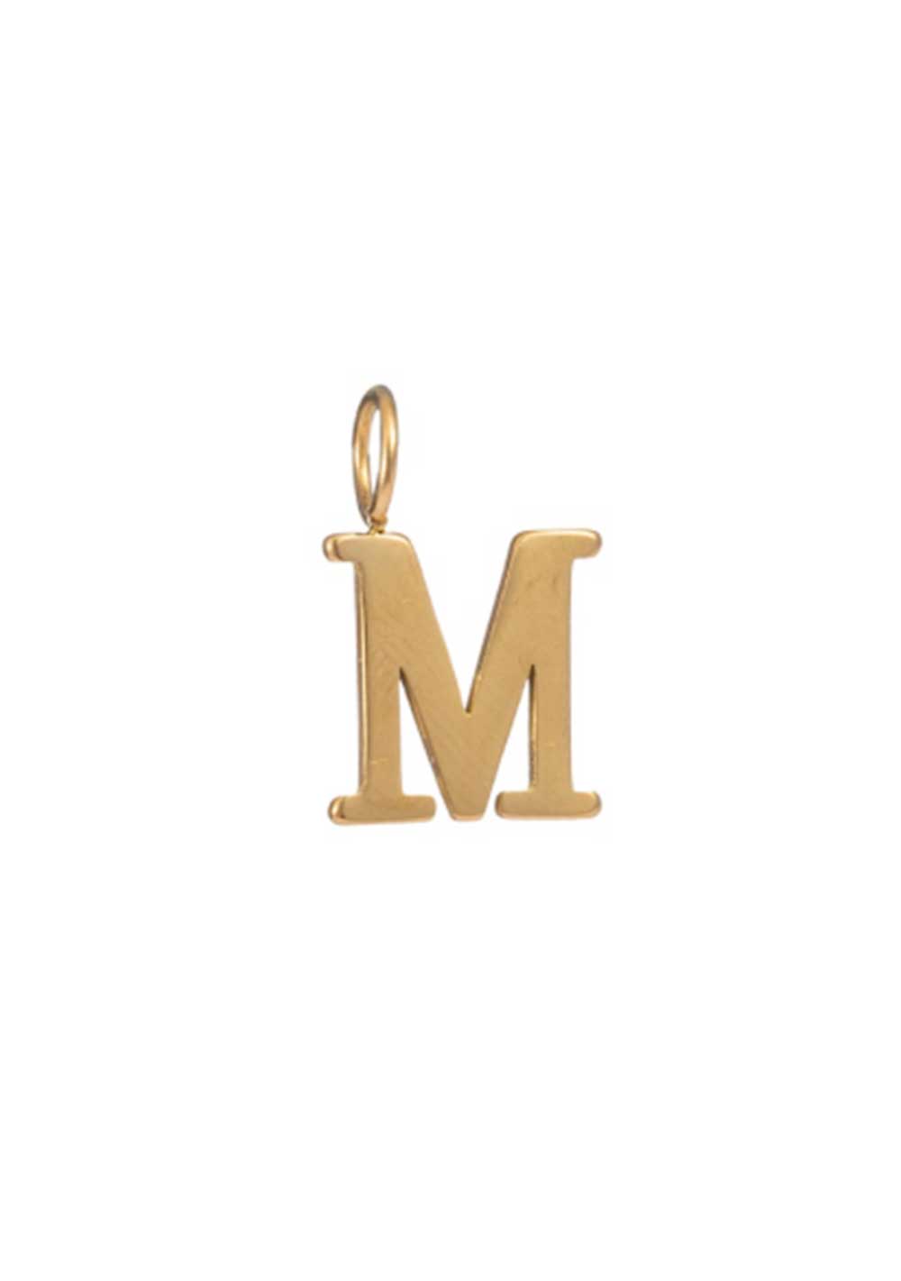 ♡ Goldfarbener Letter Charm