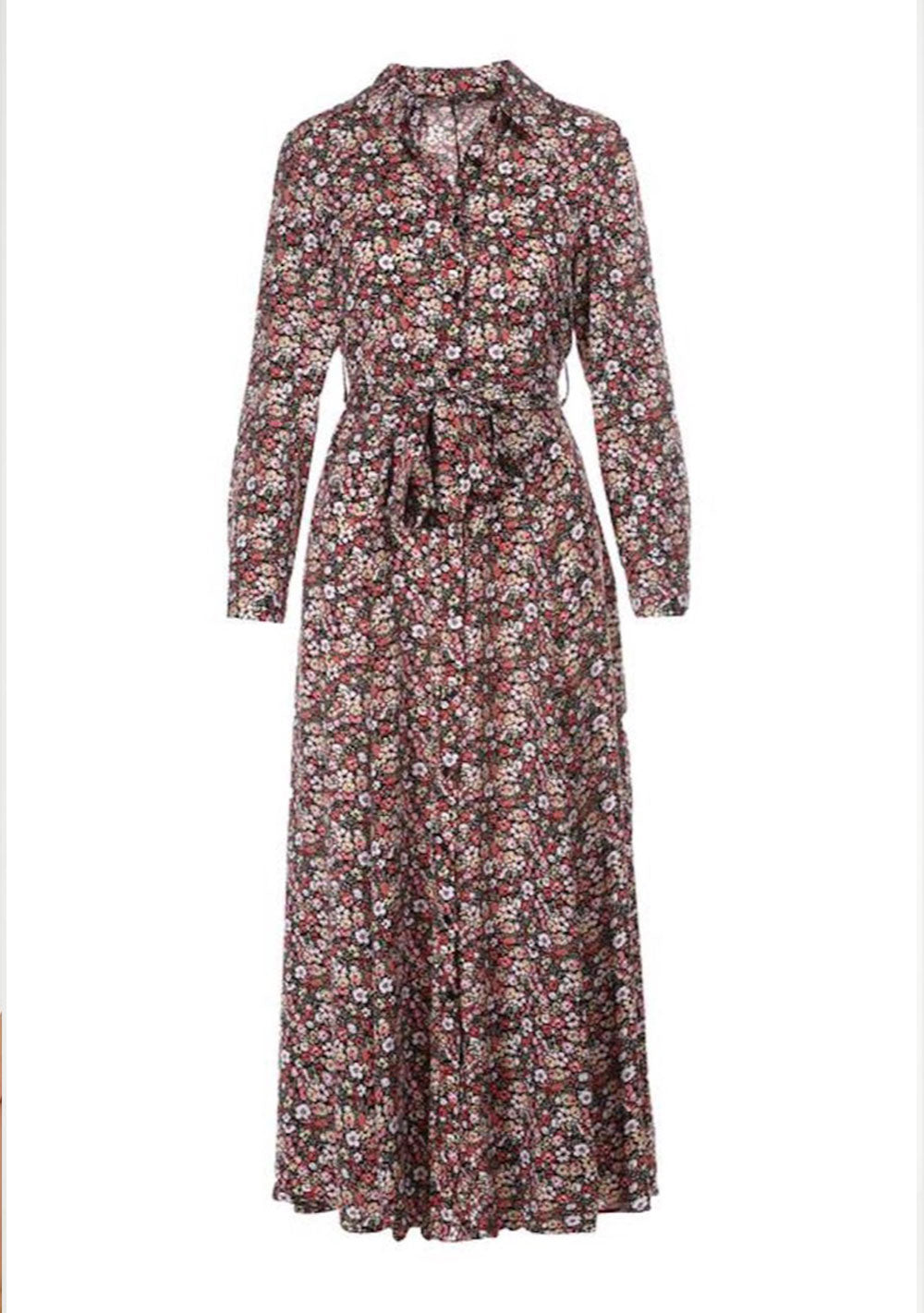 ♡ Hemdblusenkleid mit Blütenprint