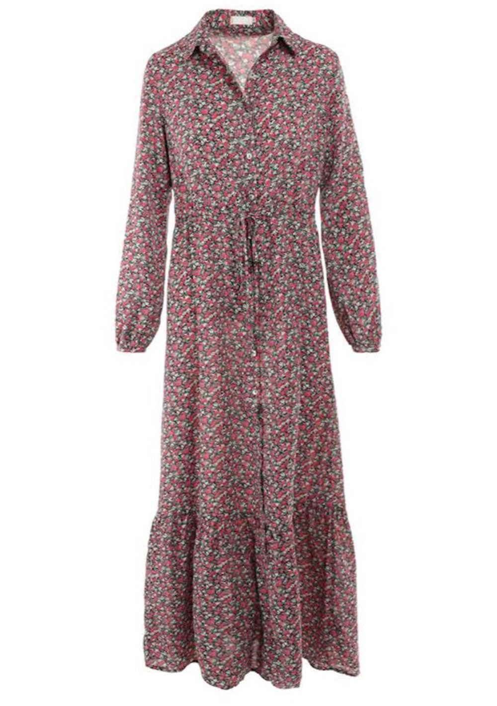 ♡ Hemdblusenkleid mit Blumenprint