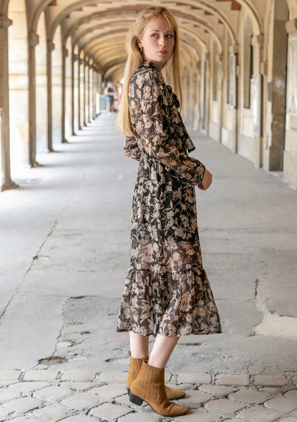 ♡ Midikleid mit Schluppe