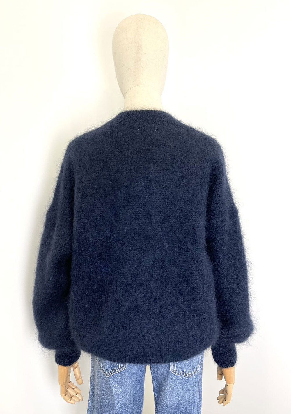 ♡ Rundhalspullover aus flauschigem Mohair