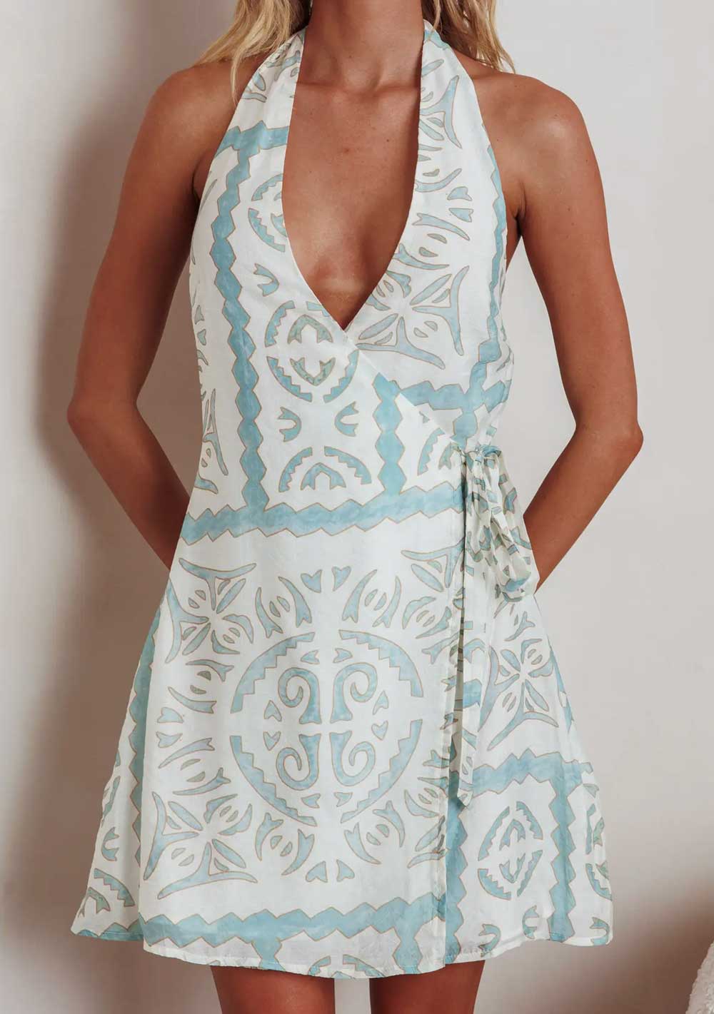 ♡ Minikleid mit Mosaik-Muster