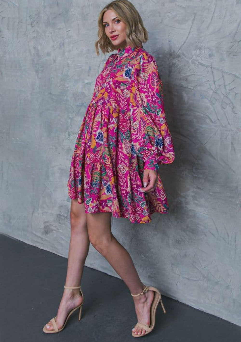 ♡ Bedrucktes Minikleid